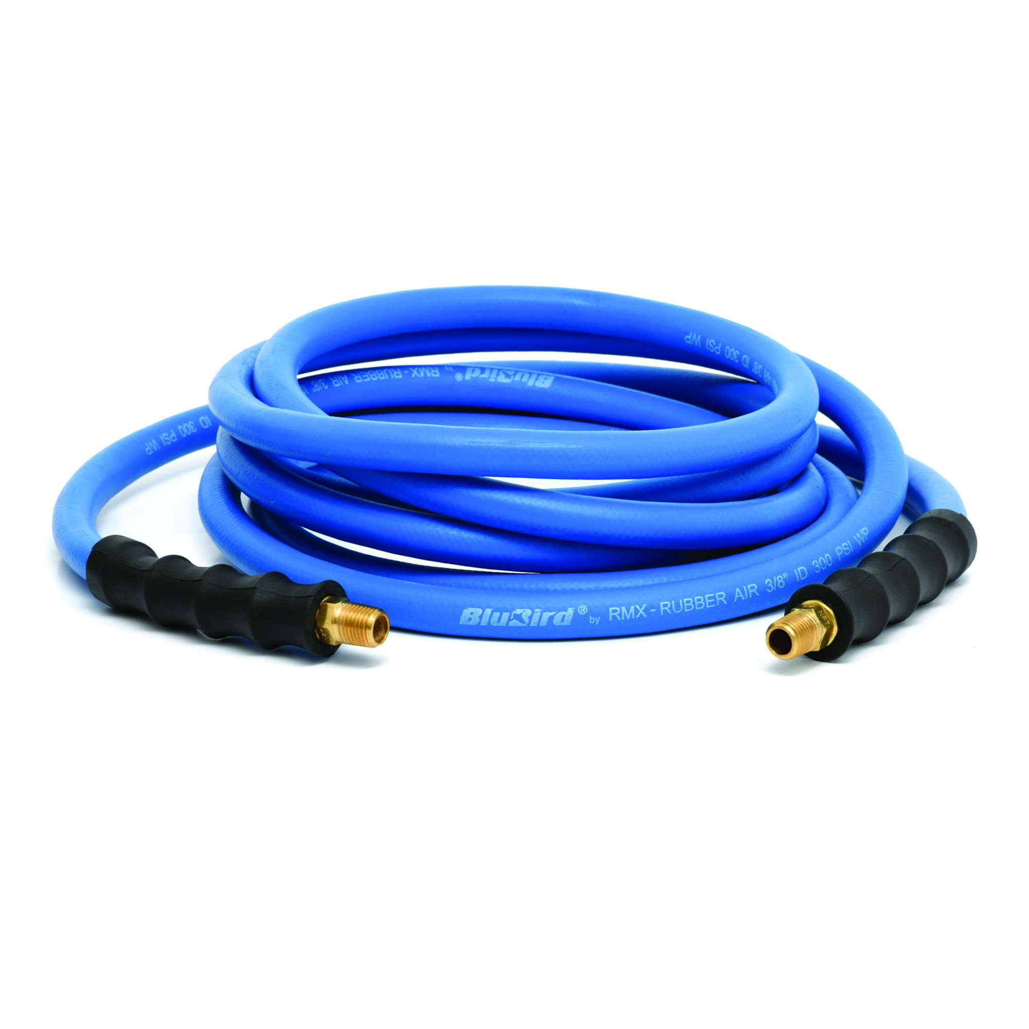 BluBird, Rubber Air Hose Assembly 3/8in.x15ft., Hose Diameter 3/8 in, Hose Length 15 ft, Model# BB3815