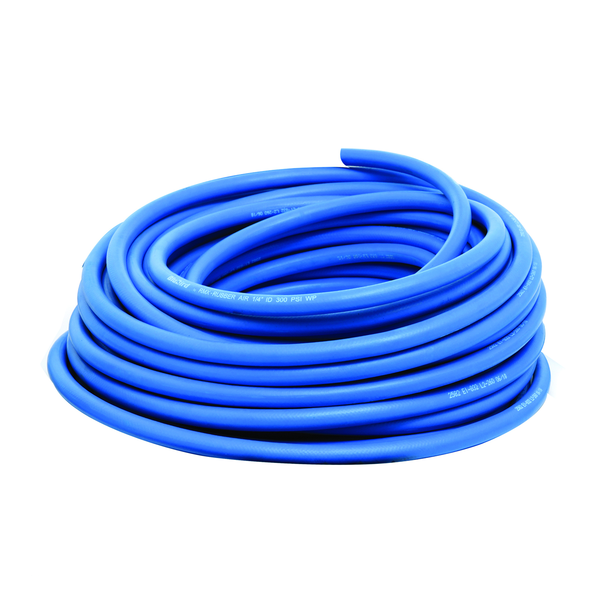 BluBird, Rubber Air Hose Bulk 1/4in.x300ft., Hose Diameter 1/4 in, Hose Length 300 ft, Model# BB14300