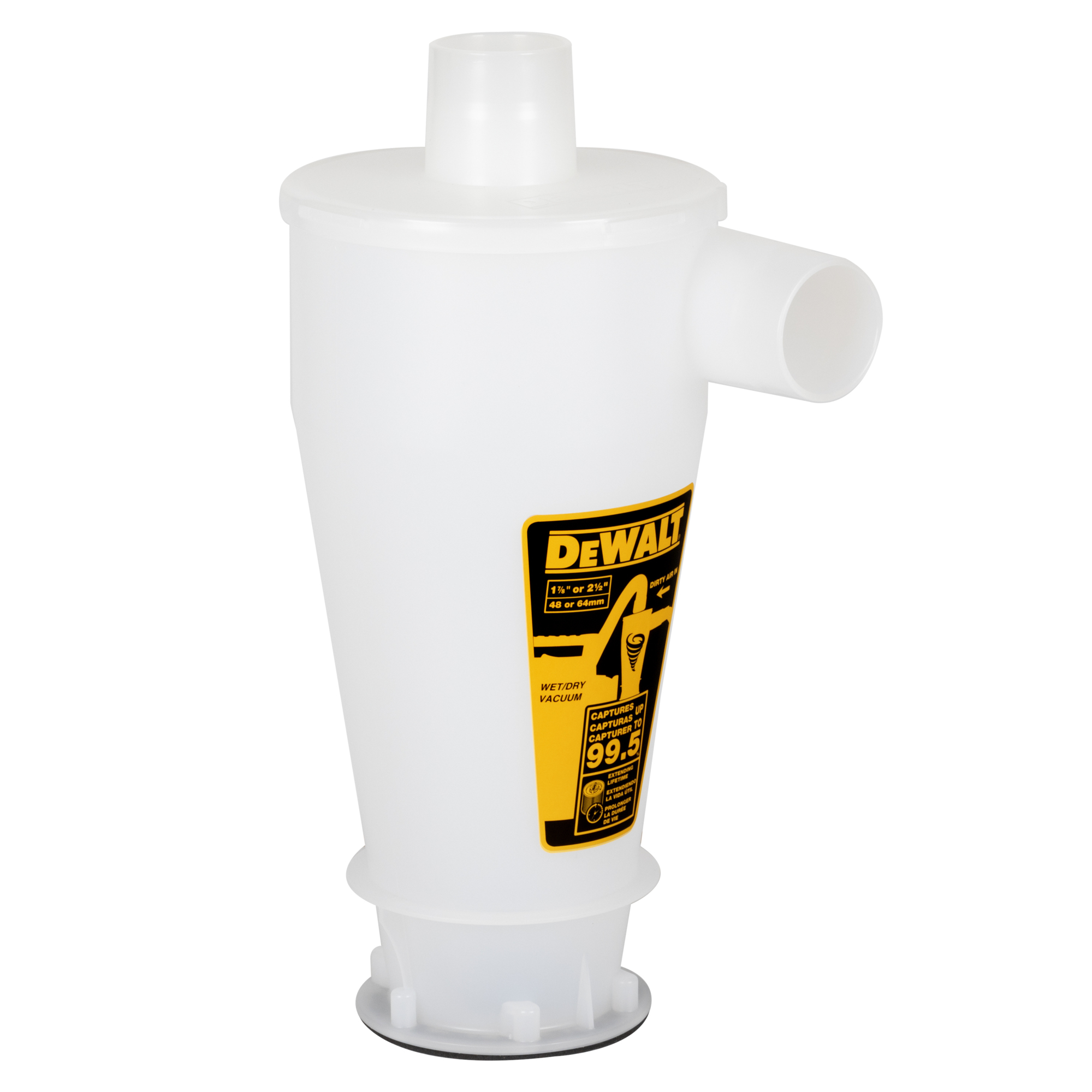DEWALT, Dust Separator for Wet/Dry Vacuums, Included (qty.) 1 Model# DXVCS001