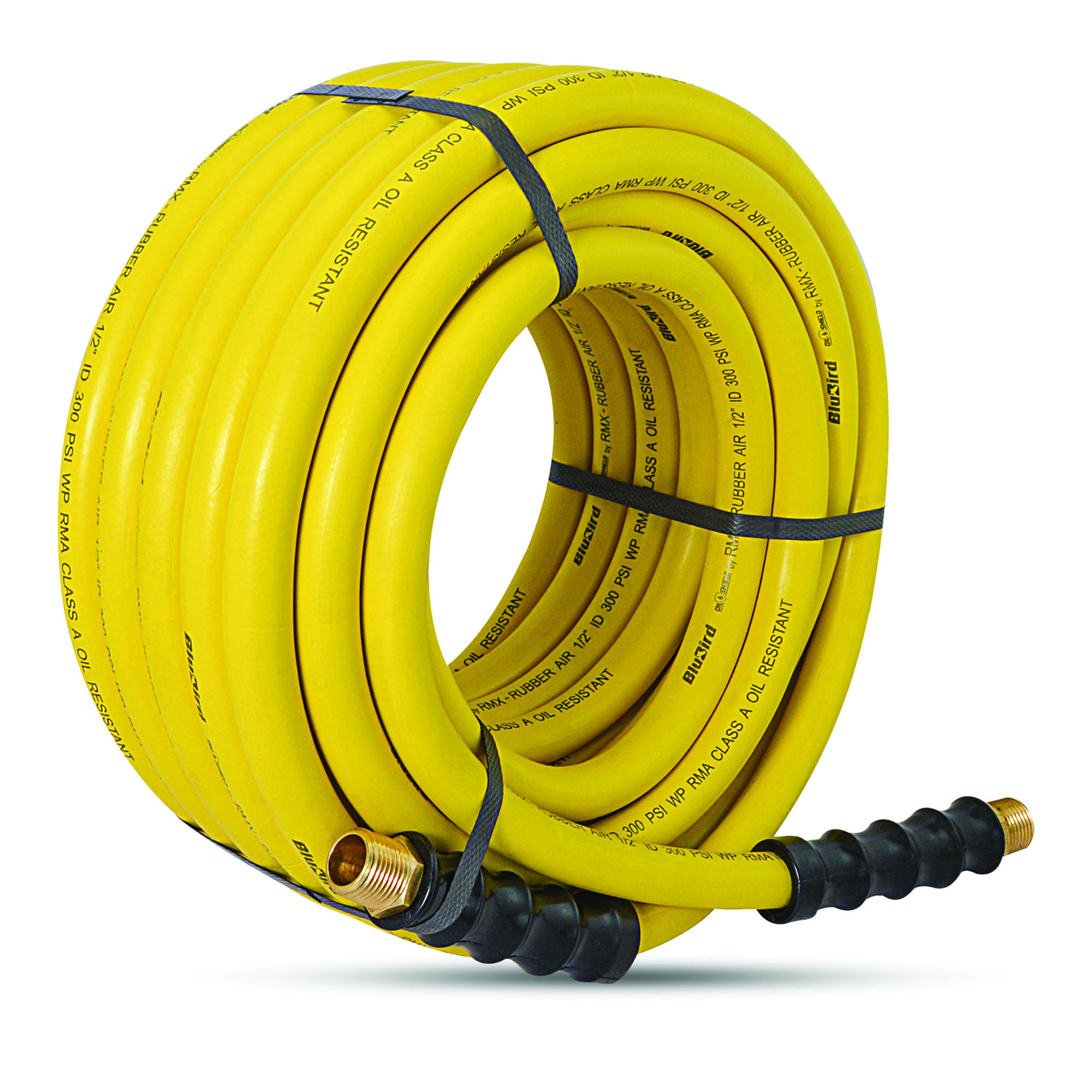 OilShield, Rubber Air Hose Assembly 1/2in.x100ft., Hose Diameter 1/2 in, Hose Length 100 ft, Model# OS12100