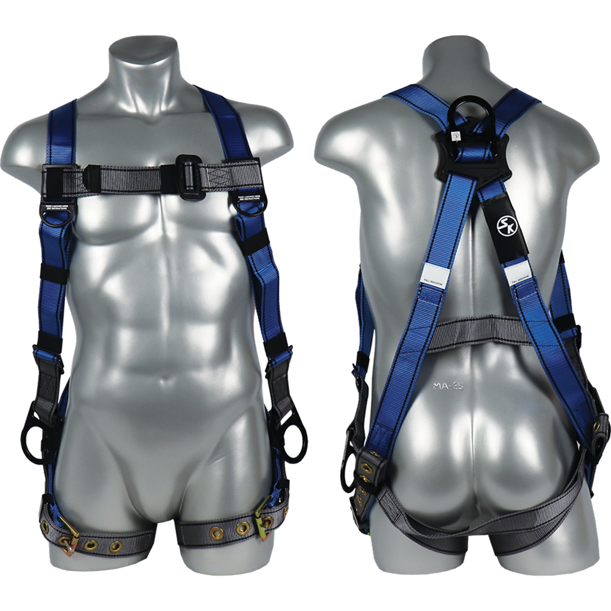 Safe Keeper 5-Point Adjustable Harness - Dorsal and Hip D-Rings, 340-Lb. Capacity, One Size, Model# FAP15503 G-SSS