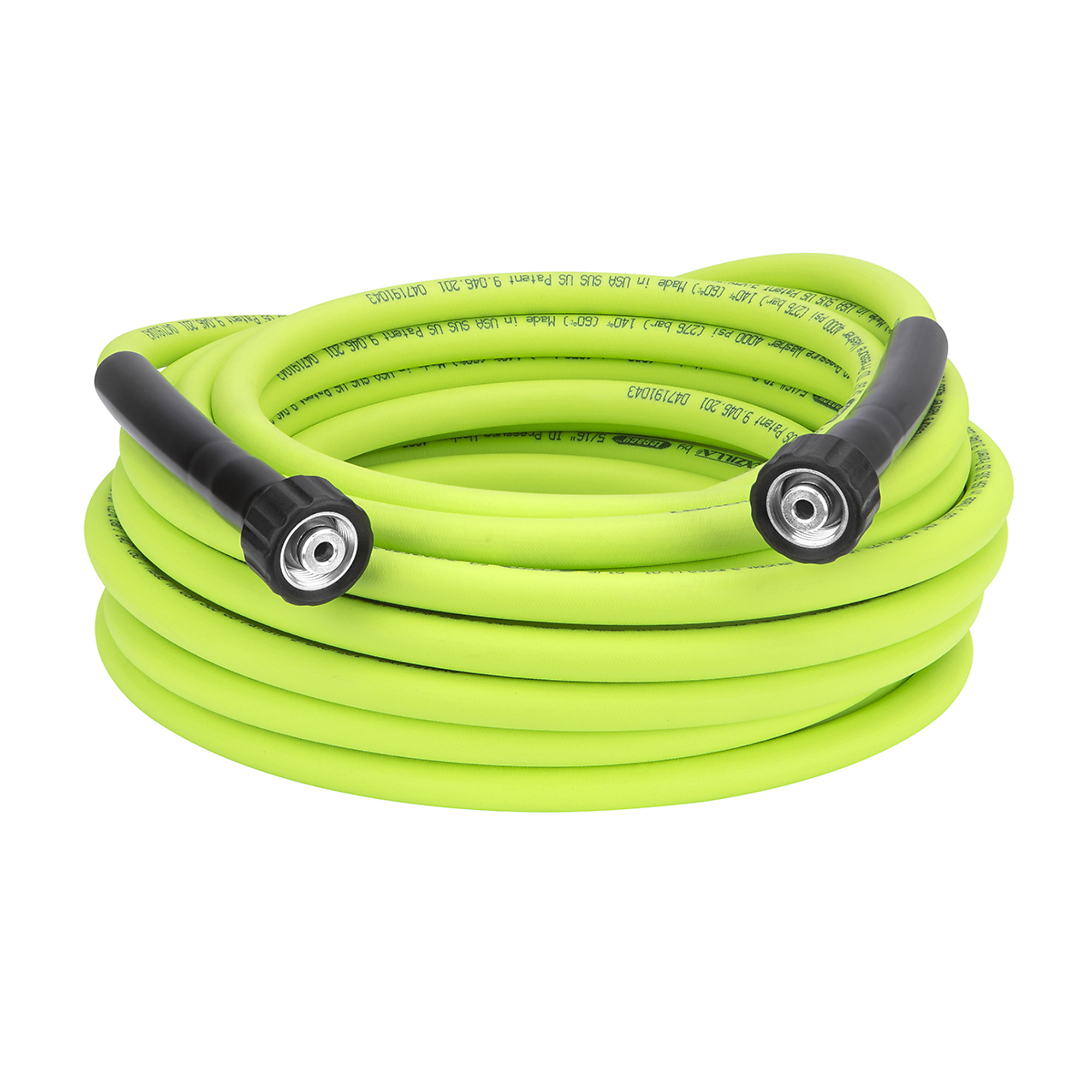 Legacy Flexzilla®, Pressure Washer Hose, 5/16in. x 50’, 4000PSI, Diameter 5/16 in, Length 50 ft, Max. PSI 4000 Model# HFZPW40550M-E