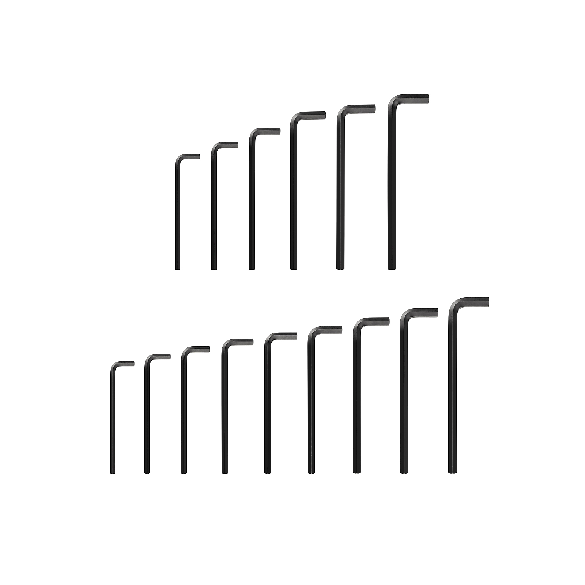 TEKTON Flat End Hex L-Key Set, 15-Piece (7/16-3/4 in., 11-19 mm) | KLX90301