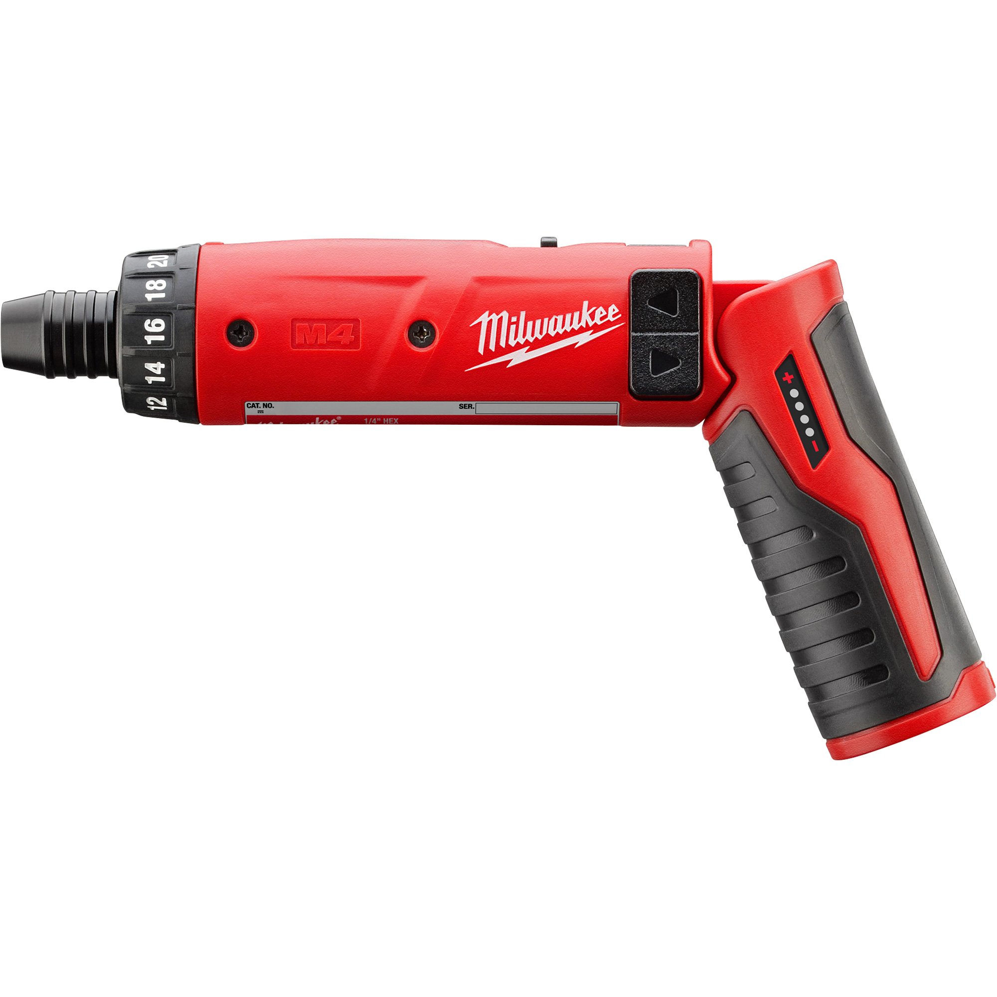 Milwaukee M4 1/4in. Hex Screwdriver — Tool Only, Model# 2101-20