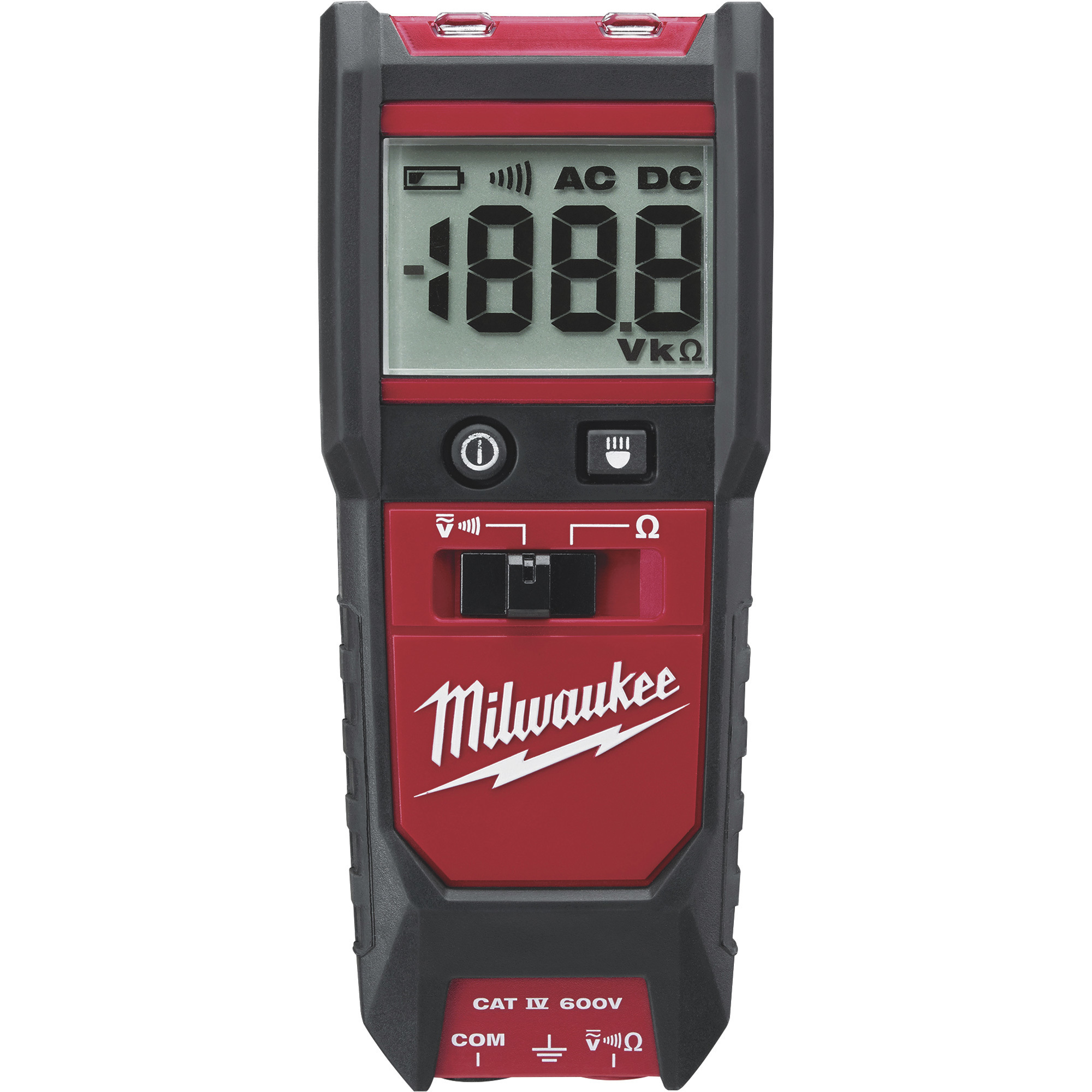 Milwaukee Auto Voltage/Continuity Tester with Resistance — Model# 2213-20  Northern Tool