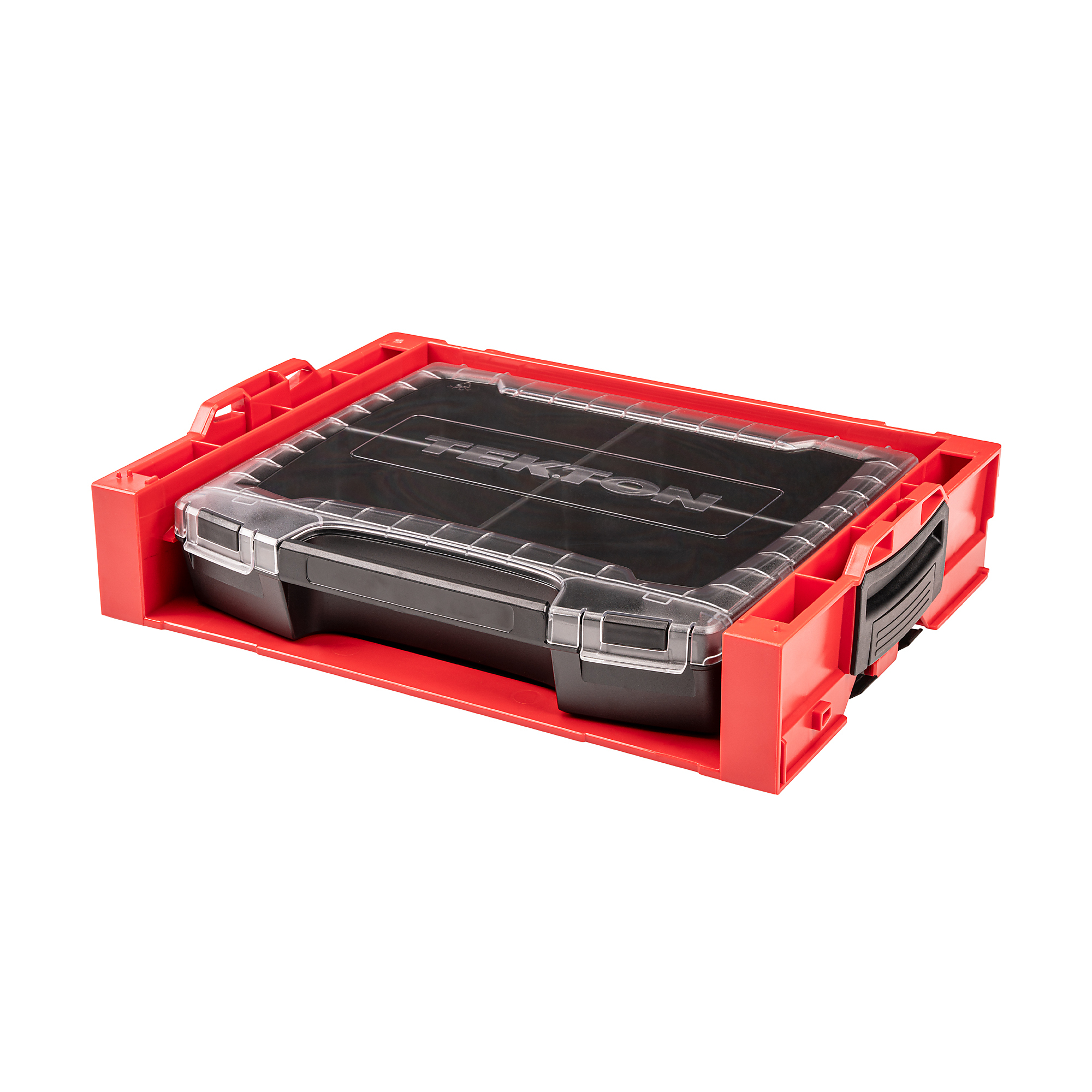 TEKTON Lidded Drawer (i-BOXX) with 4-Cavity Parts Tray and Stacking Drawer Rack | OLB94001