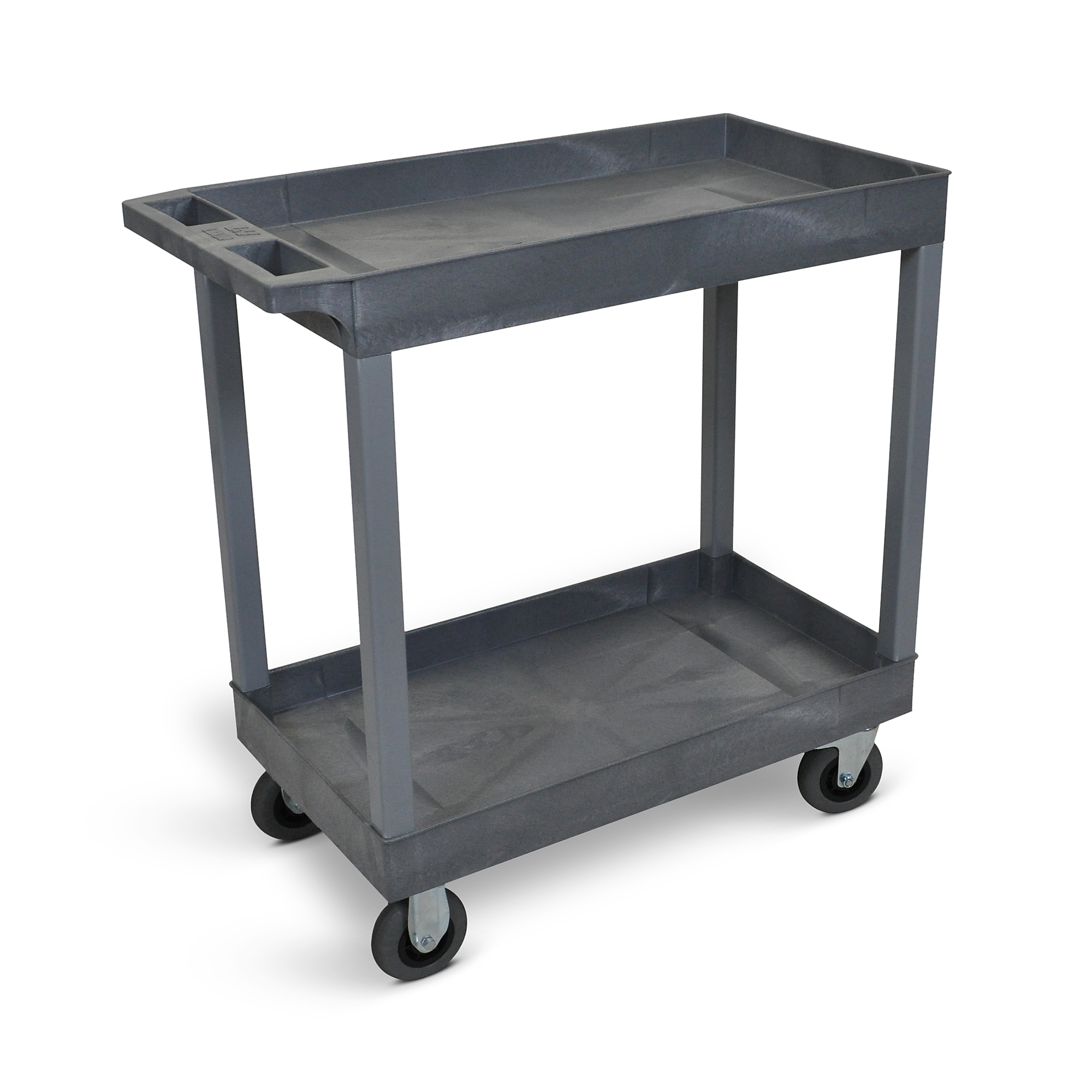 2-Tub Shelf Black online Utility Cart