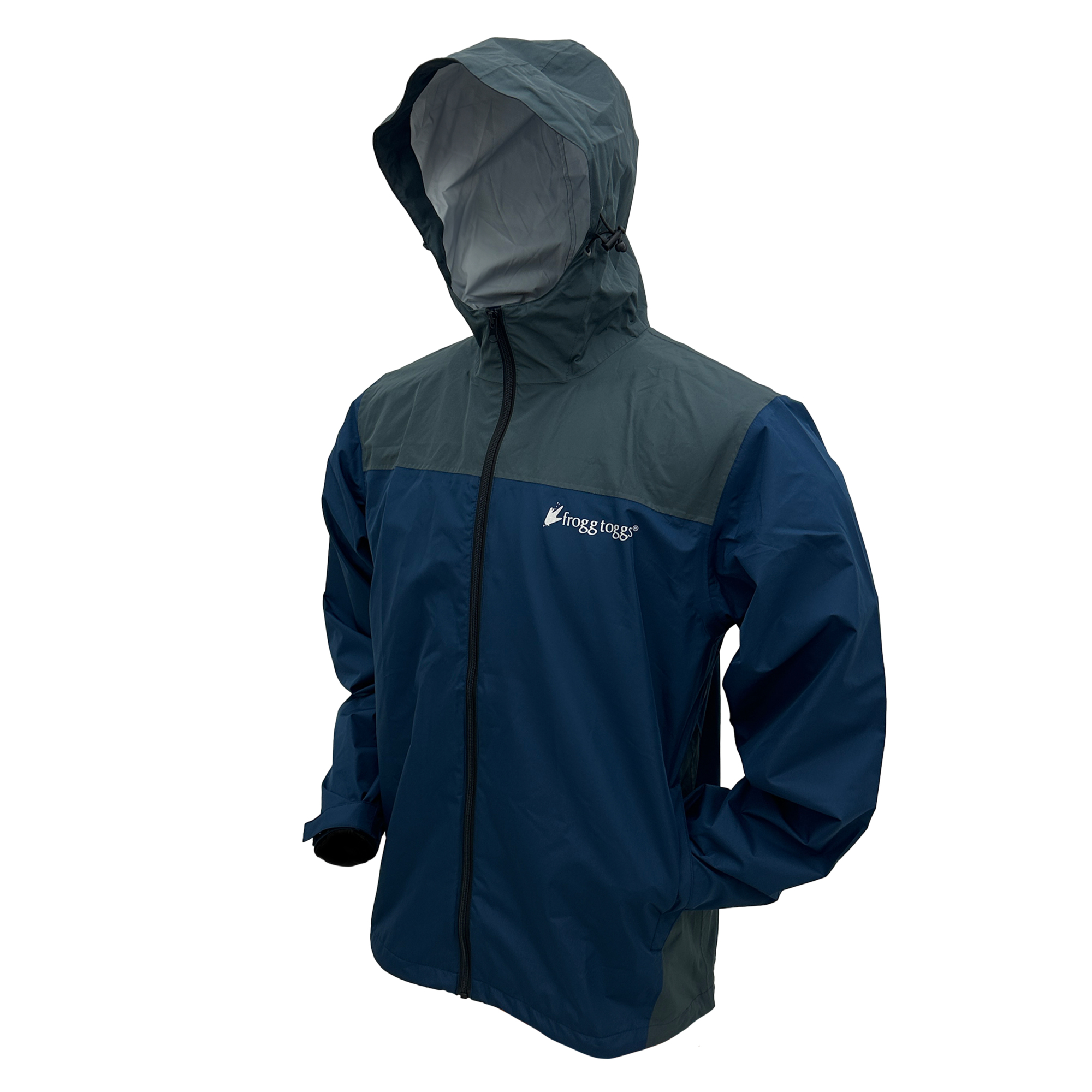 frogg toggs Men's Vapor Rain Suit | Blue and Gray | Size MD/LG
