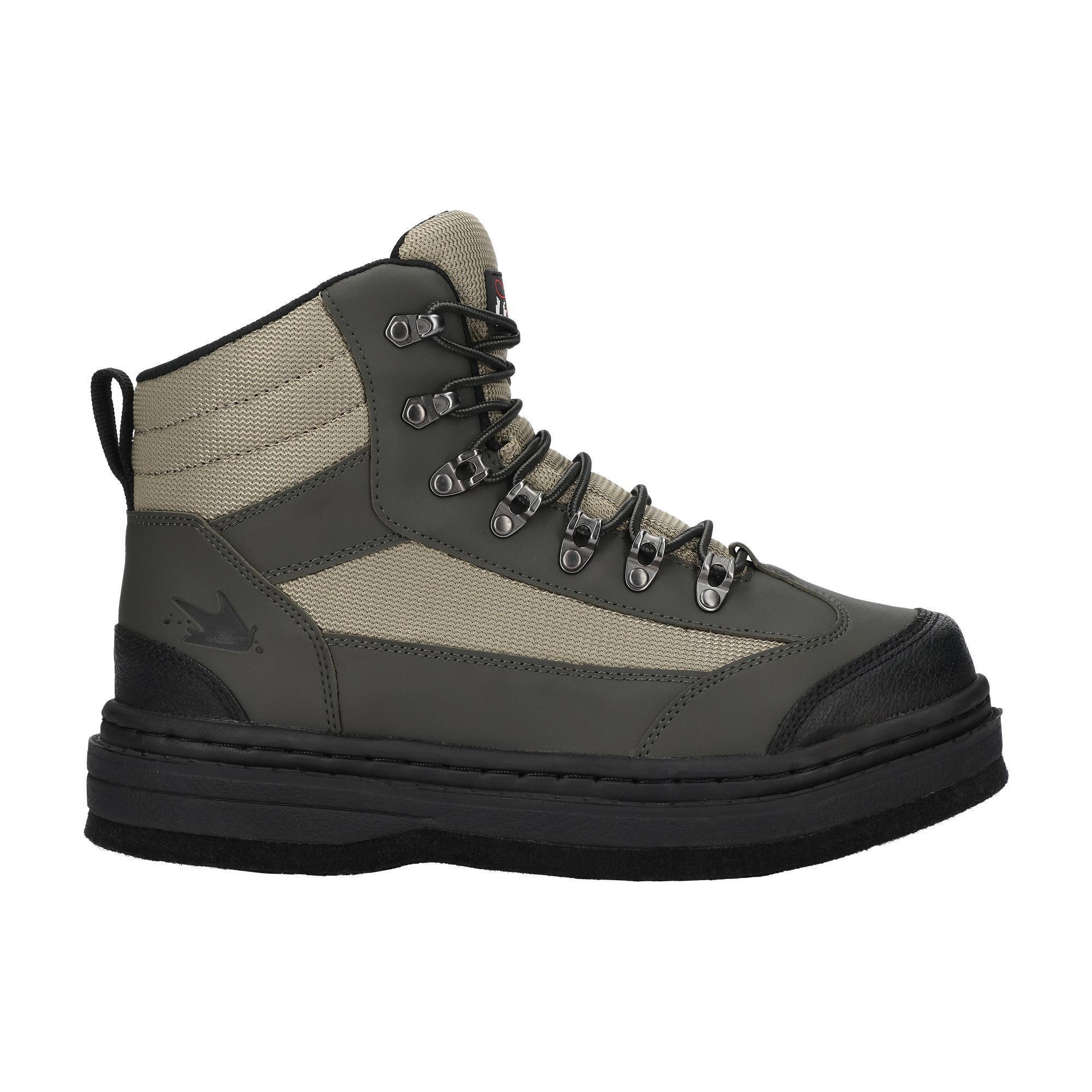 frogg toggs Hellbender Wading Shoe-Felt,Green/Silver/Black,10