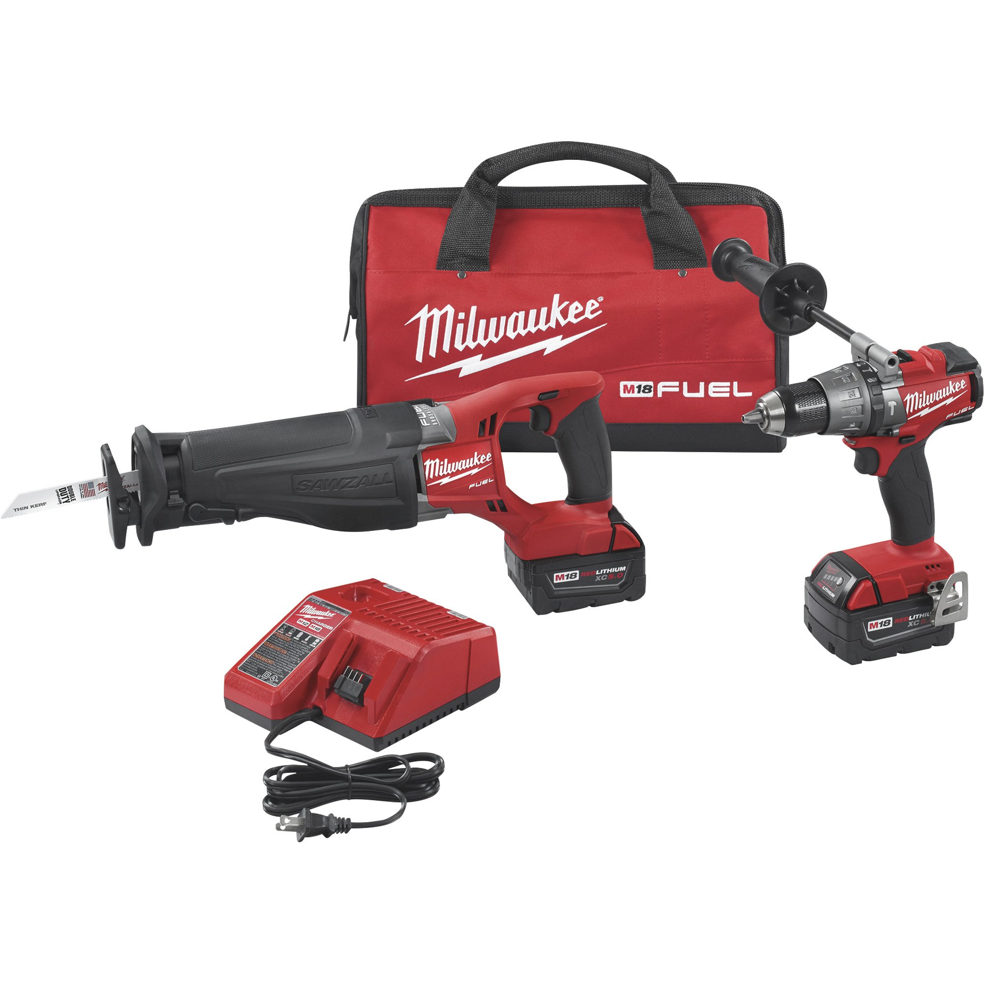 Milwaukee M18 Fuel 1 2in. Hammer Drill Driver and Reciprocating