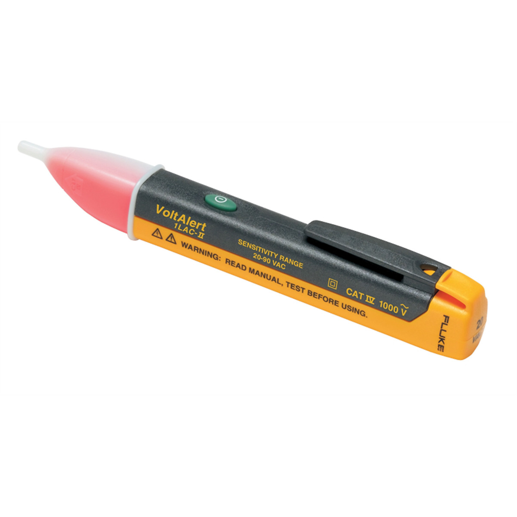 Fluke Low Voltage Detector — 20-90 VAC, Voltbeat Technology, CAT IV 1000V, Model# FLU1LAC-A-II