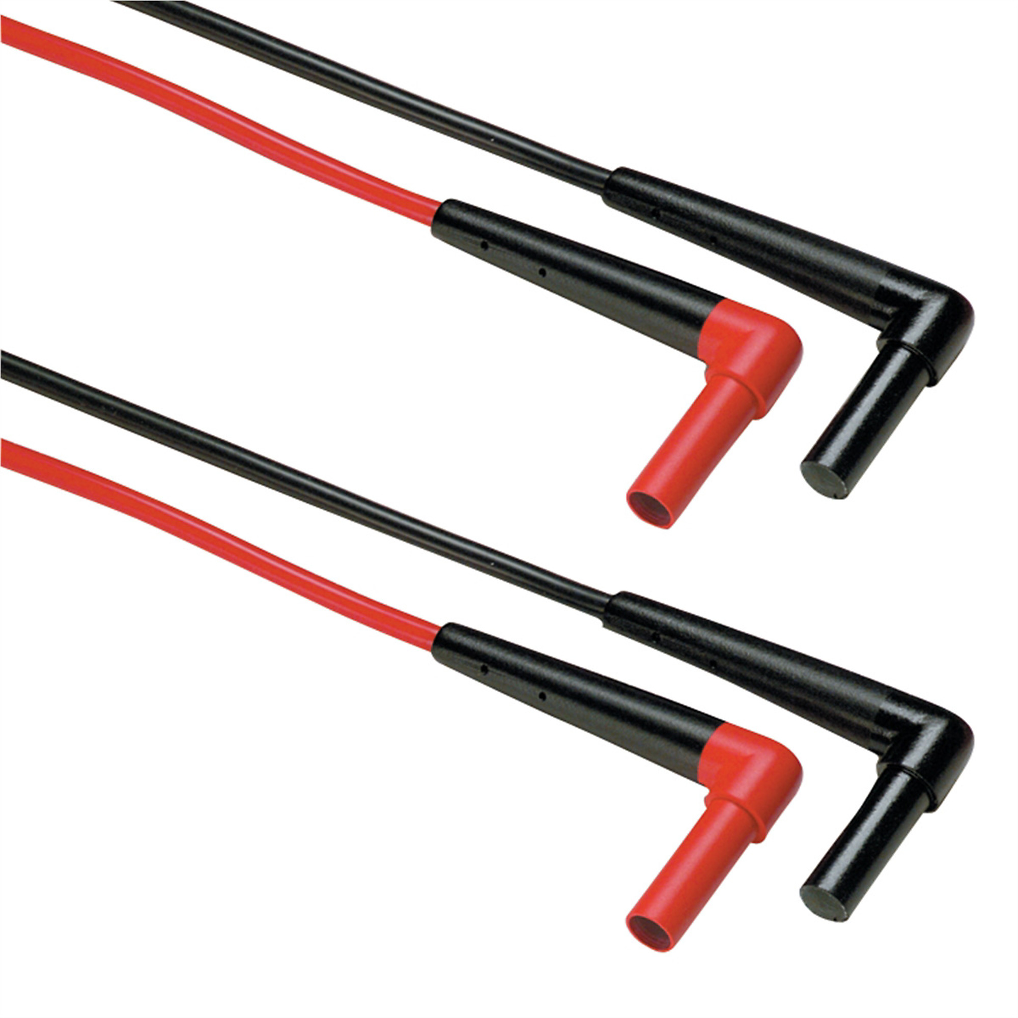 Fluke SureGrip Silicone Right Angle Test Lead Set — 1.5m, Reinforced Strain Relief, Model# FLUTL222