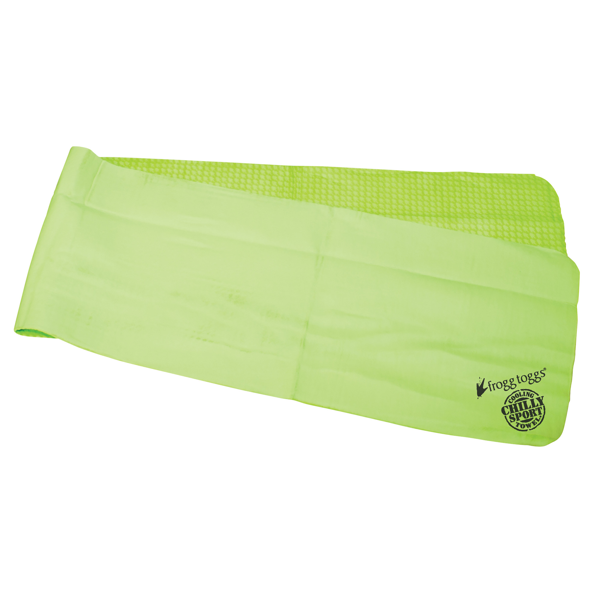 frogg toggs, Chilly Sport Neck Wrap Headband|HiVisLimeGreen|OS, Model# CSD105-48