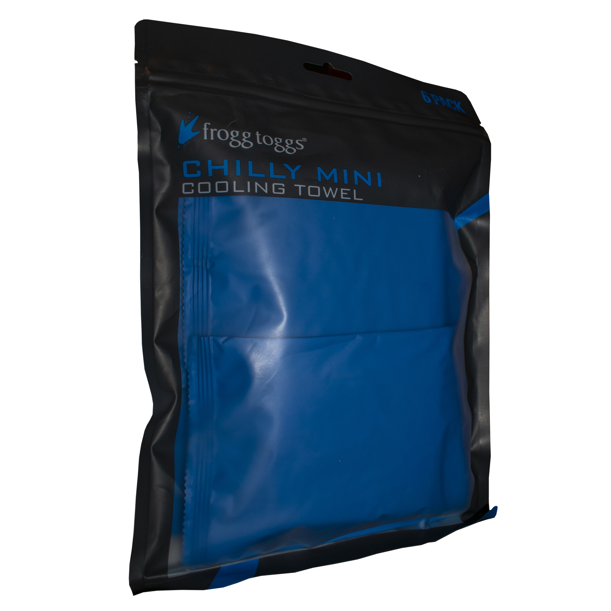 frogg toggs, Mini Chilly Pad | Blue | 6-Pack Flat Pack, Model# 3MCW6PK-600