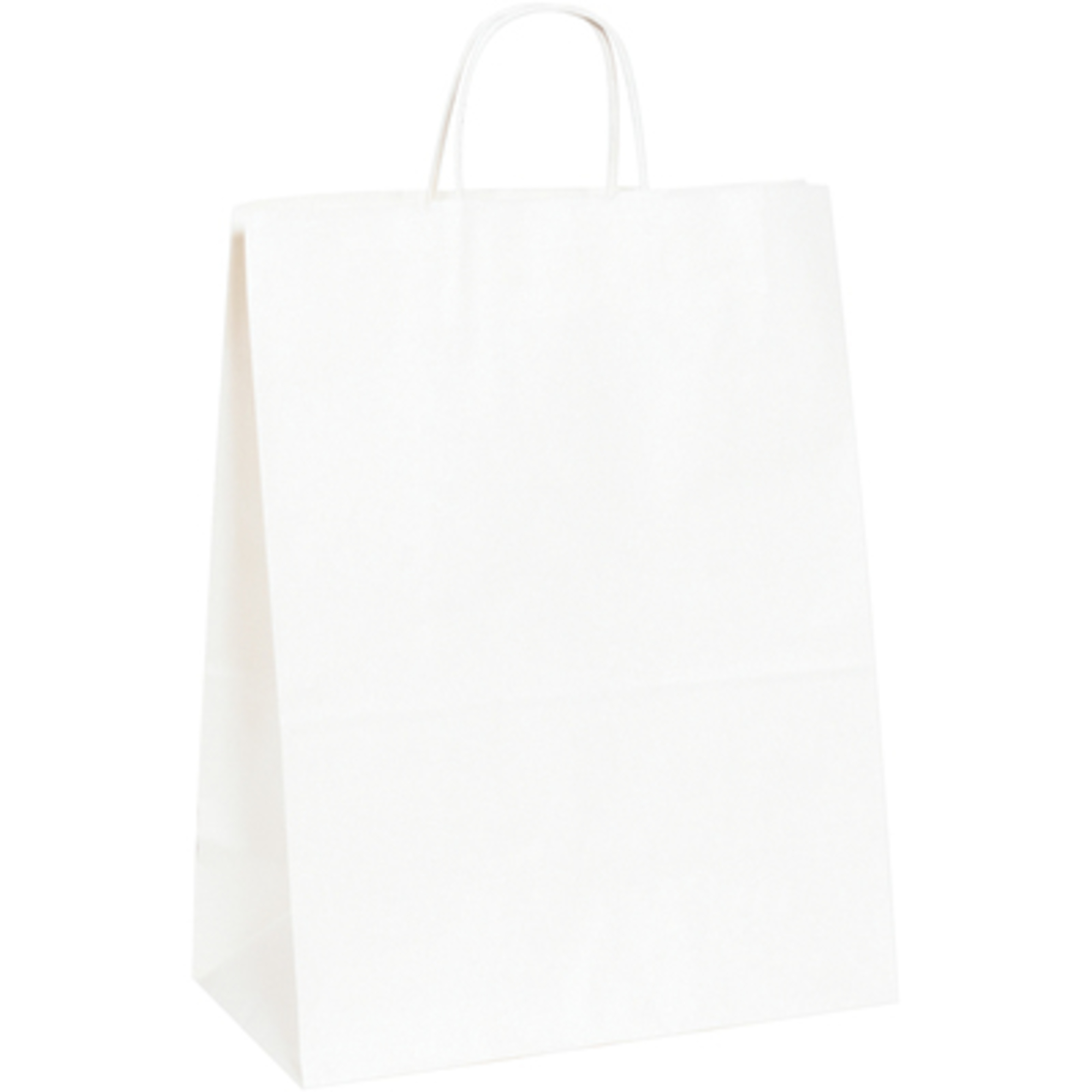 13 x 7 x 17in. W Paper Shopping Bags 250/CS, Length 13 in, Model# BGS106W