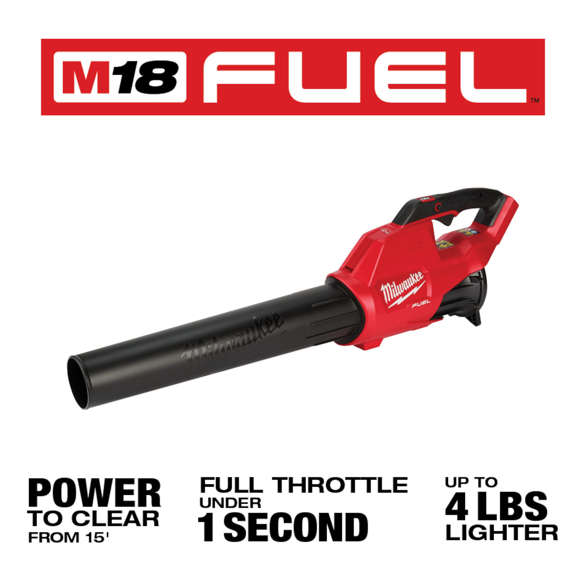 Milwaukee M18 FUEL Cordless Blower, 18V Li-Ion, Model# 2724