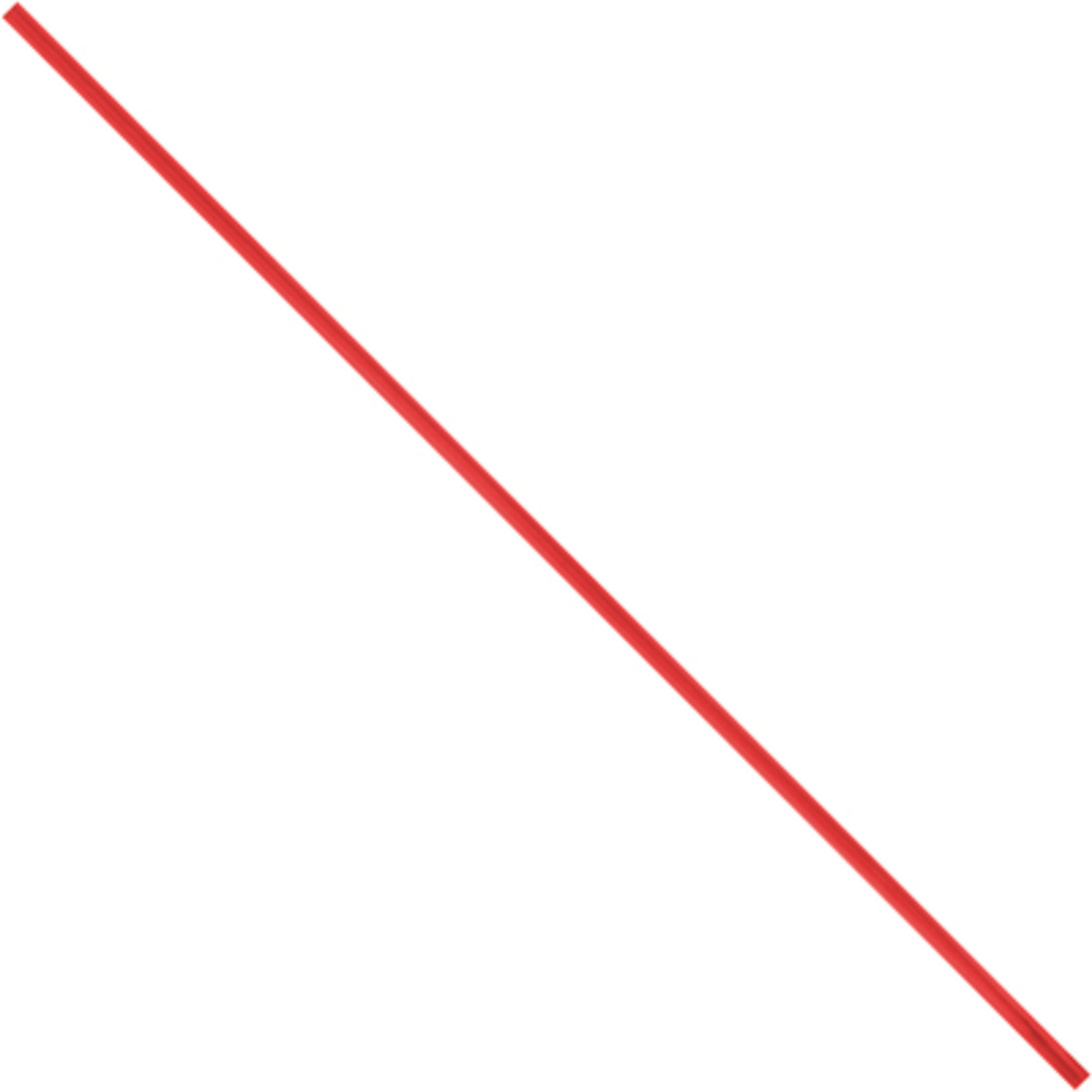 4 x 5/32in. Red Plastic Twist Ties 2000/CS, Model# PLT4R