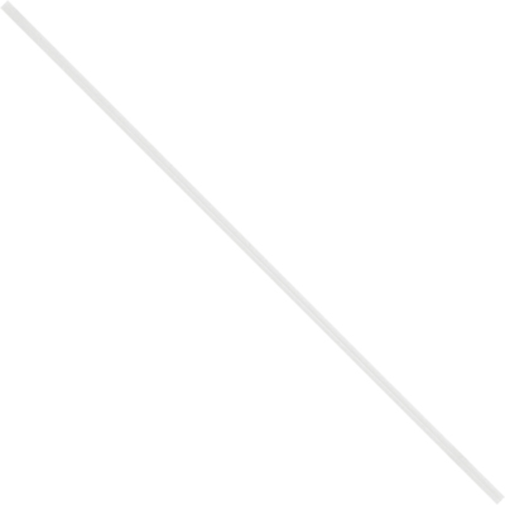 5 x 5/32in. White Paper Twist Ties 2000/CS, Model# PBT5W