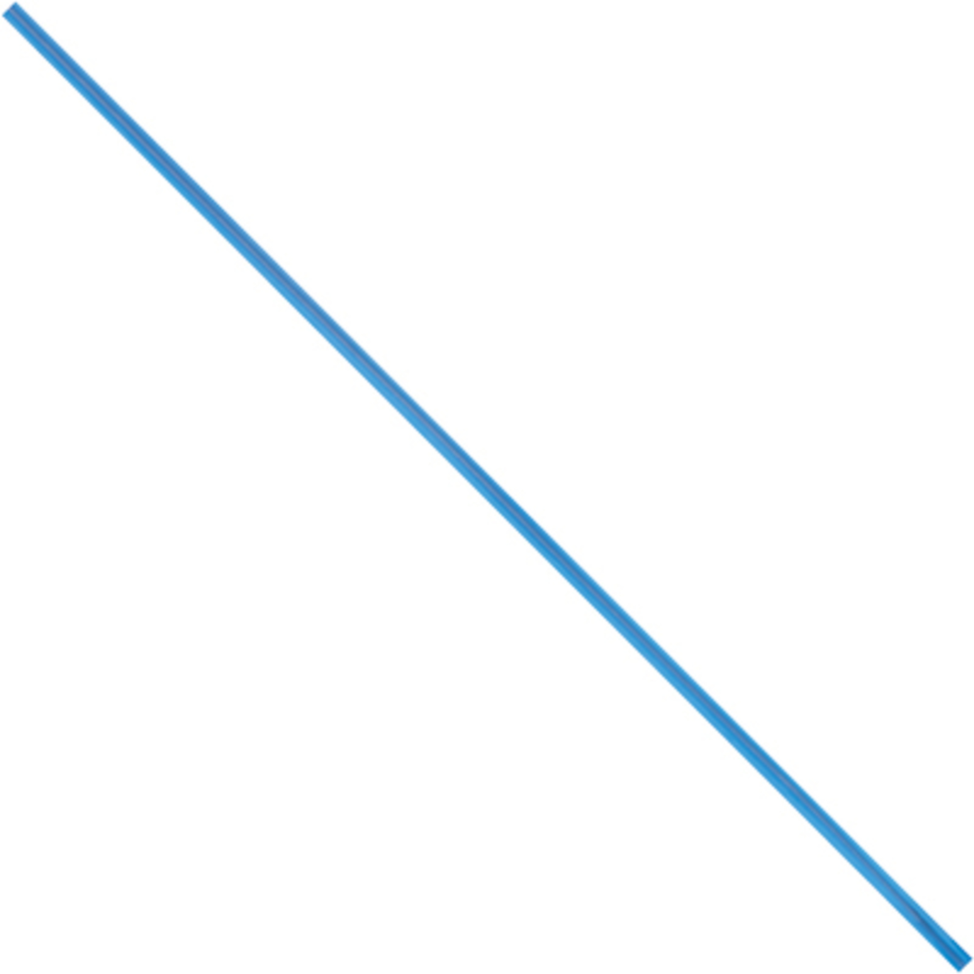 9 x 5/32in. Blue Plastic Twist Ties 2000/CS, Model# PLT9B