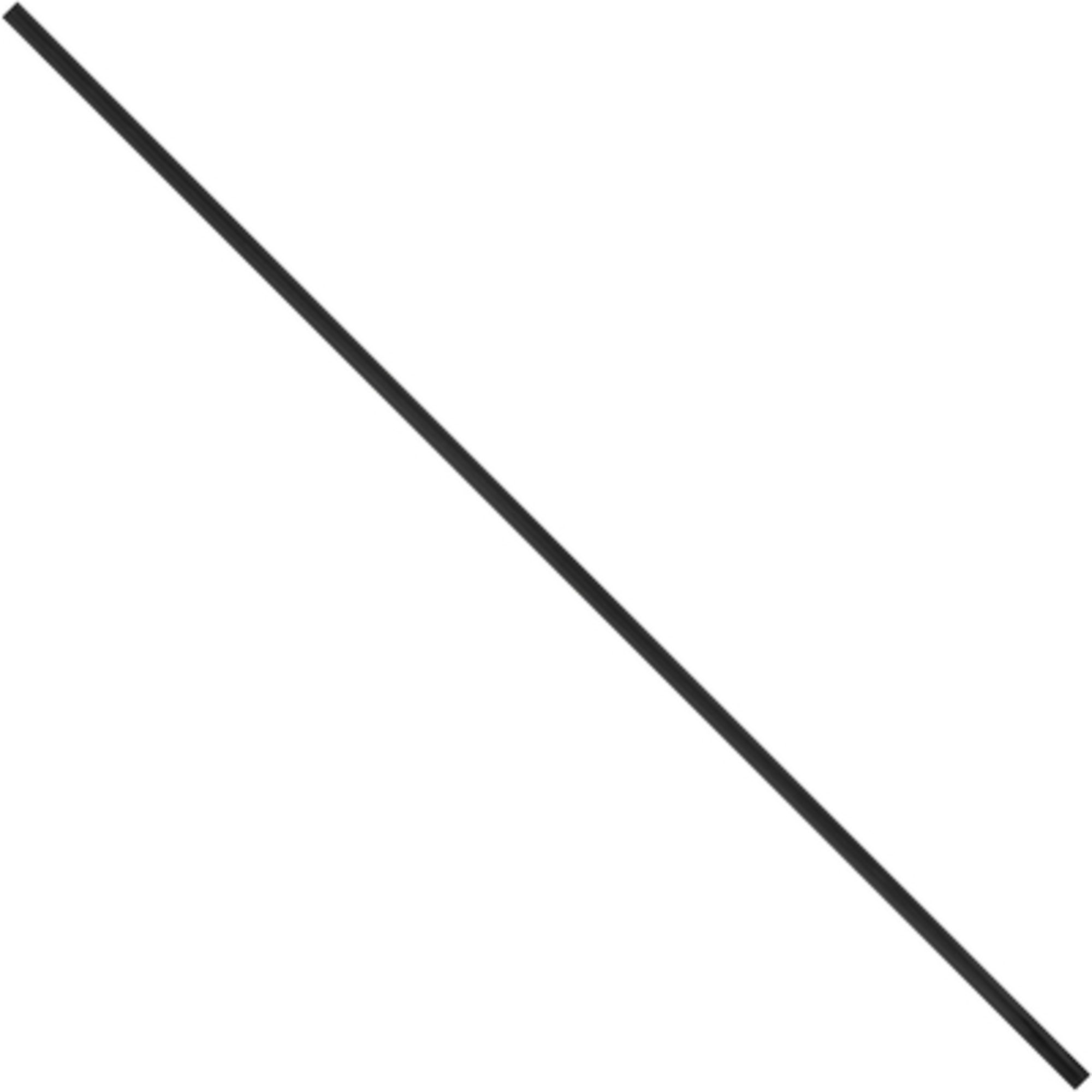 7 x 5/32in. Black Plastic Twist Ties 2000/CS, Model# PLT7K