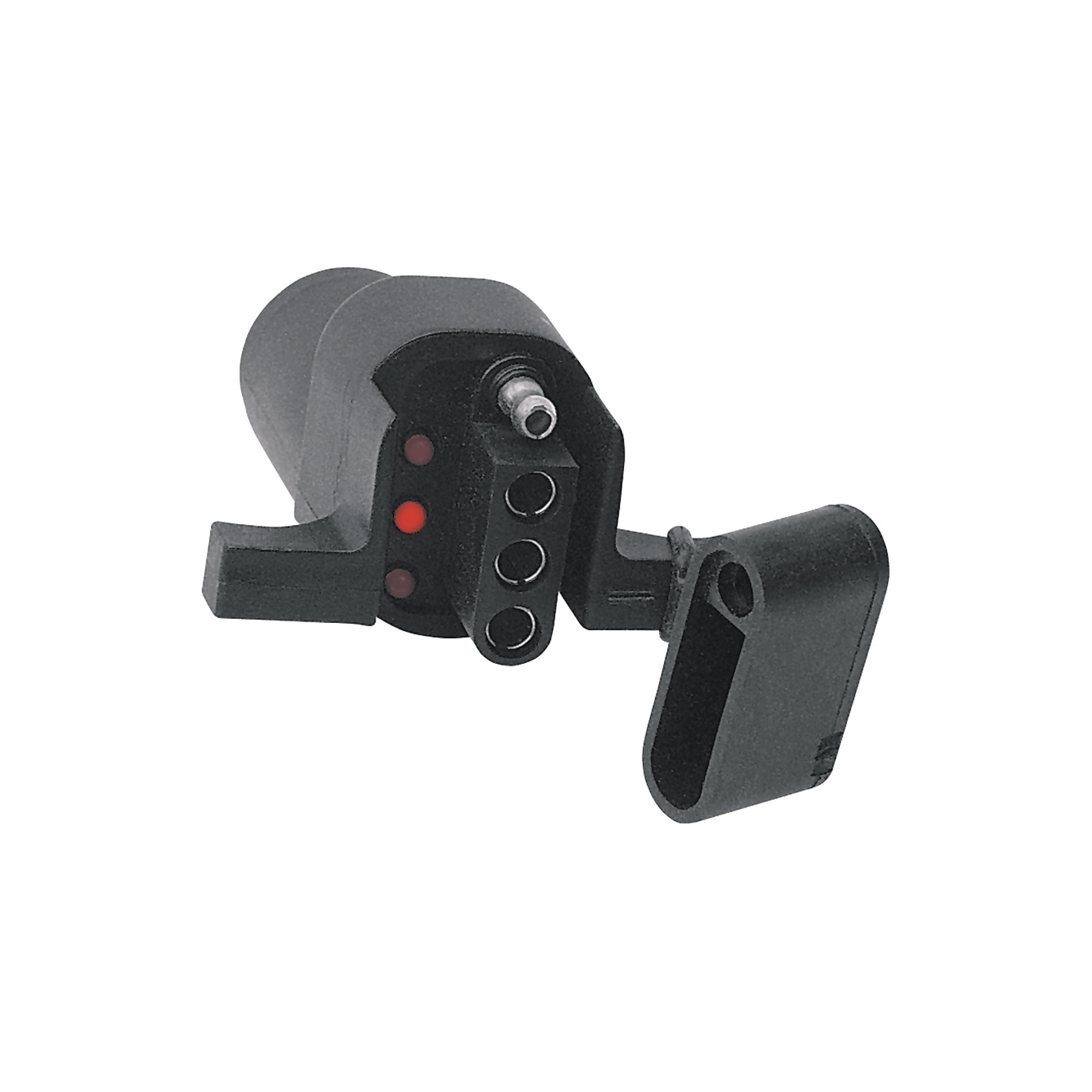 Hopkins Towing Solutions Trailer Light Wiring Adapter With LED Test, 6 Pole to 4 Flat, Model# 47325