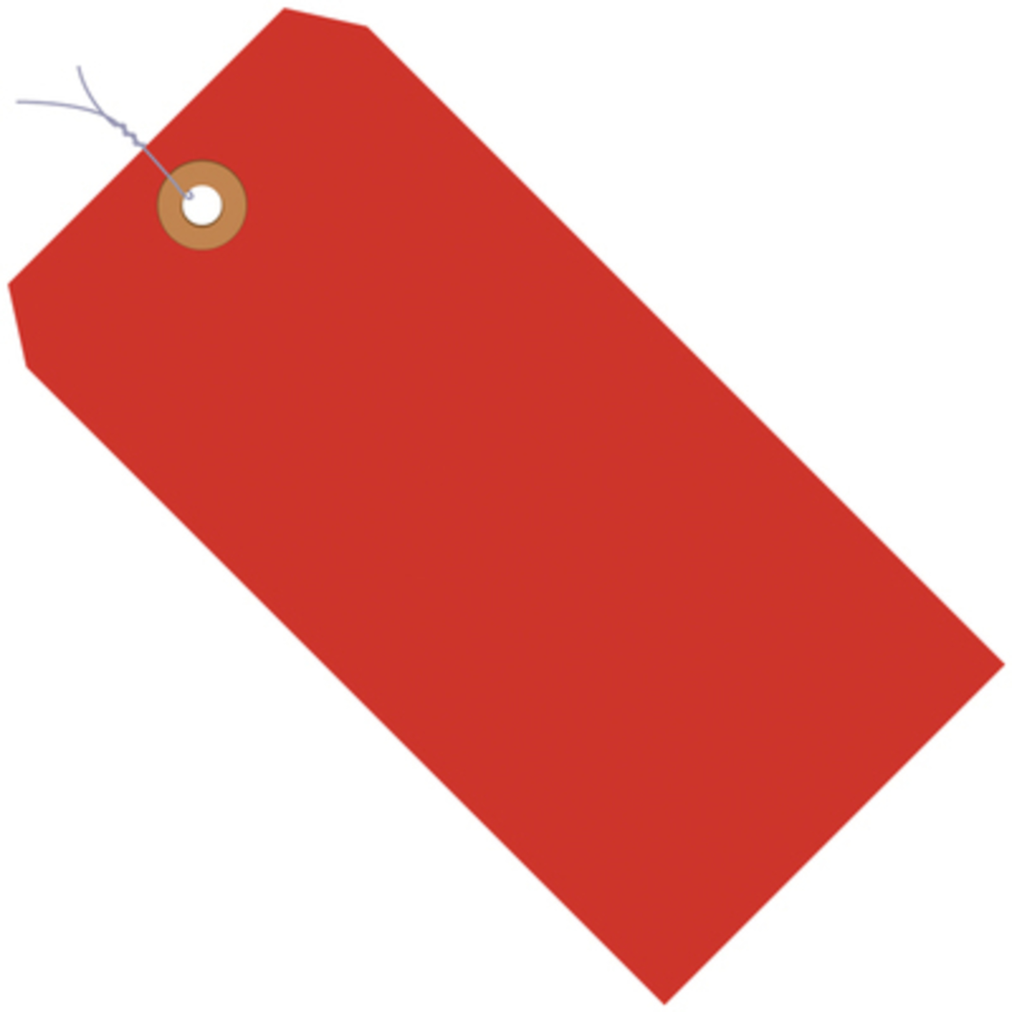 Stock Packaging Shipping Tags — 5 1/4in. x 2 5/8in., 13 Pt., 1000 Pcs, Model# G12063C