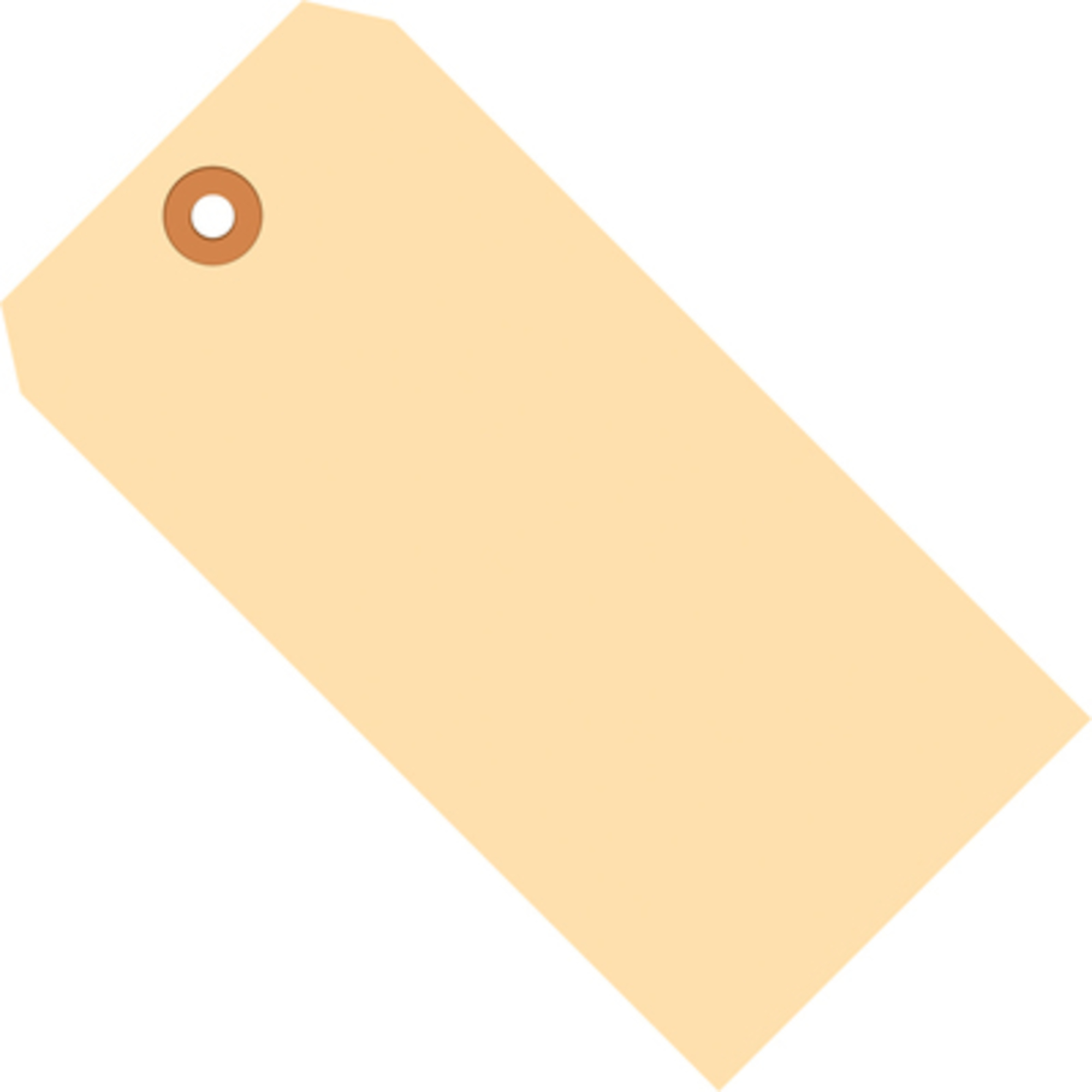 4 3/4 x 2 3/8in. 13 Pt. Manila Shipping Tags 1000/CS, Model# G10051