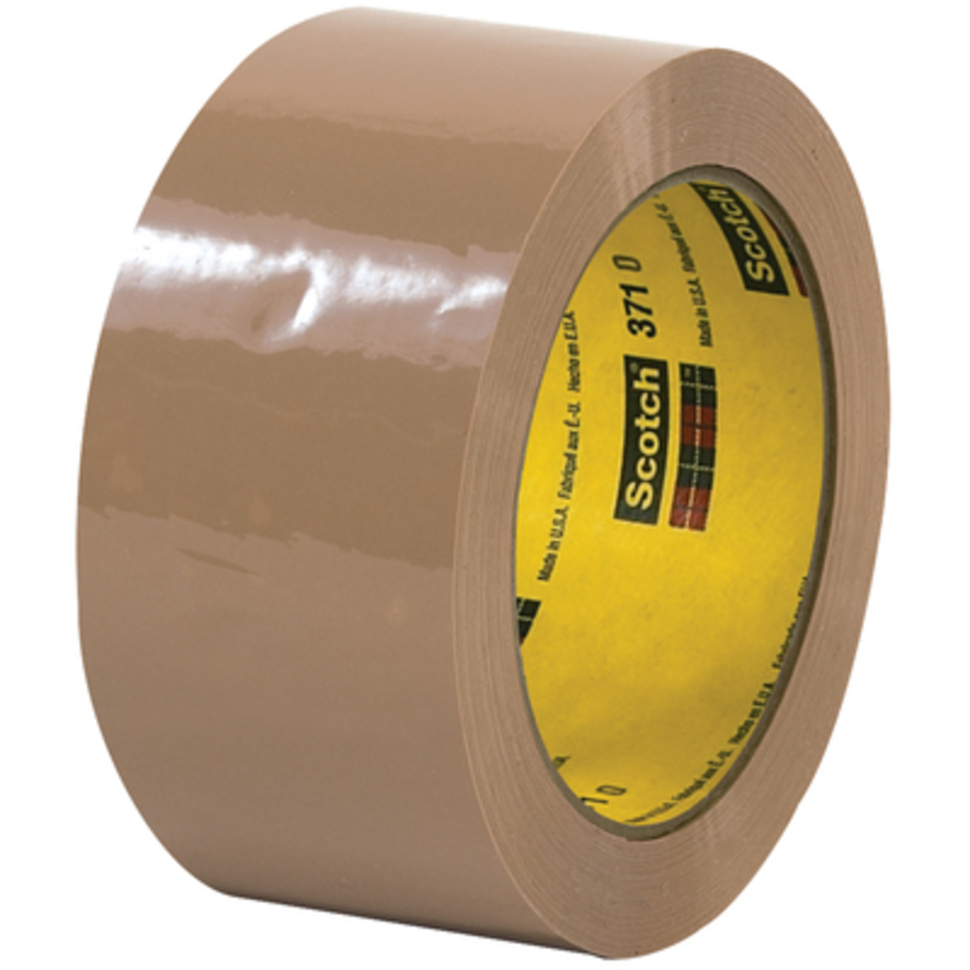 Scotch Box Sealing Tape - 2in. x 55 yds., Tan, 6-Pack, Waterproof, Model# T901371T6PK