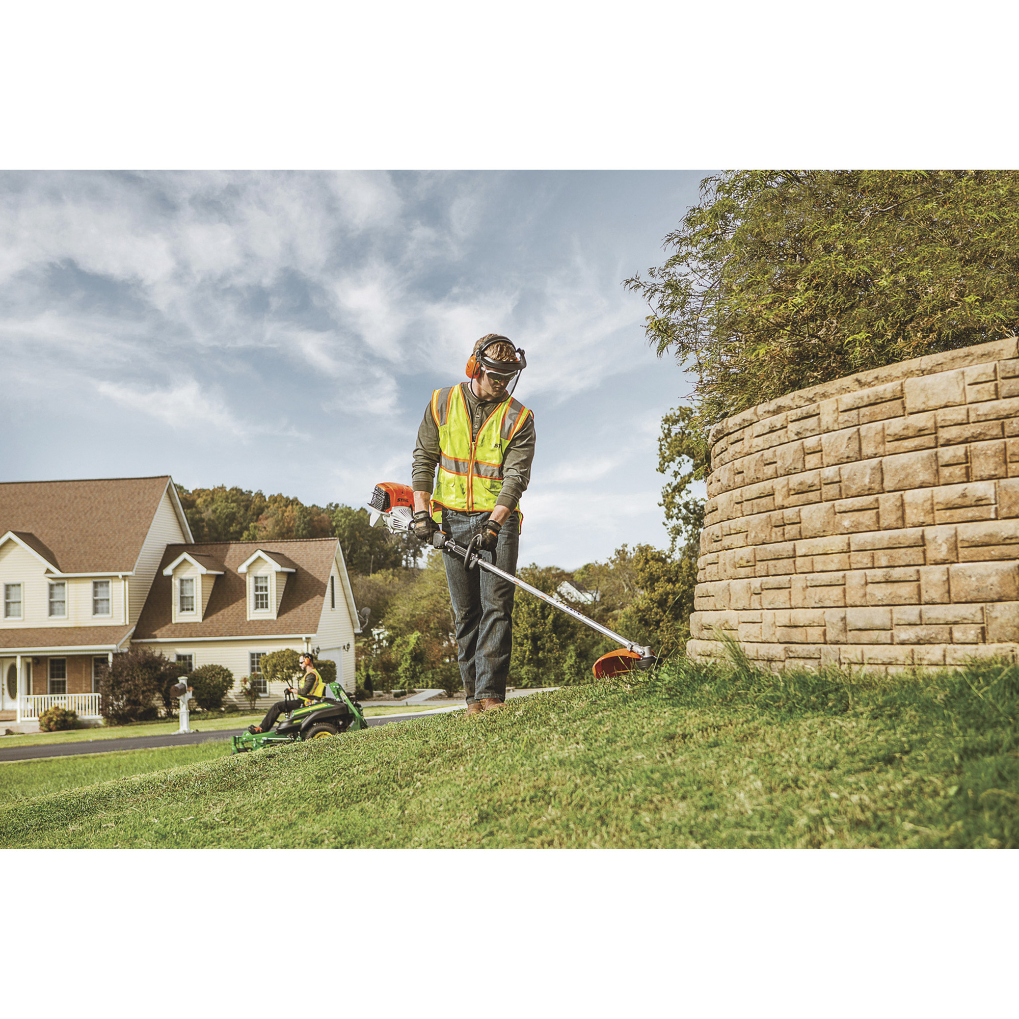 Stihl Gas-Powered Straight Shaft Trimmer, 1.4 HP, 16 1/2in. Cutting ...