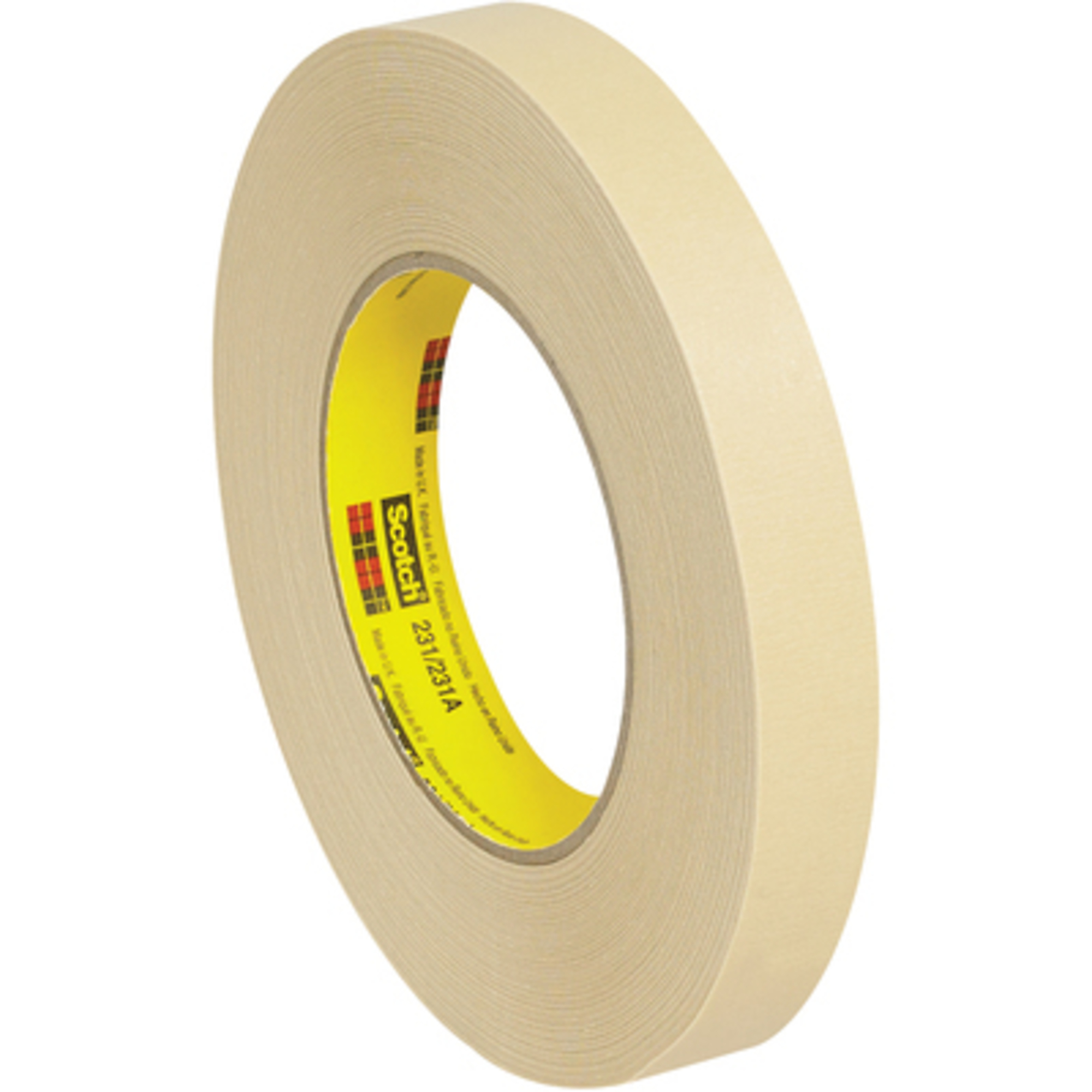 Scotch, 3/4in. x 60 yds. (12 Pack) 3M 231 Masking Tape 12/CS, Model# T93423112PK
