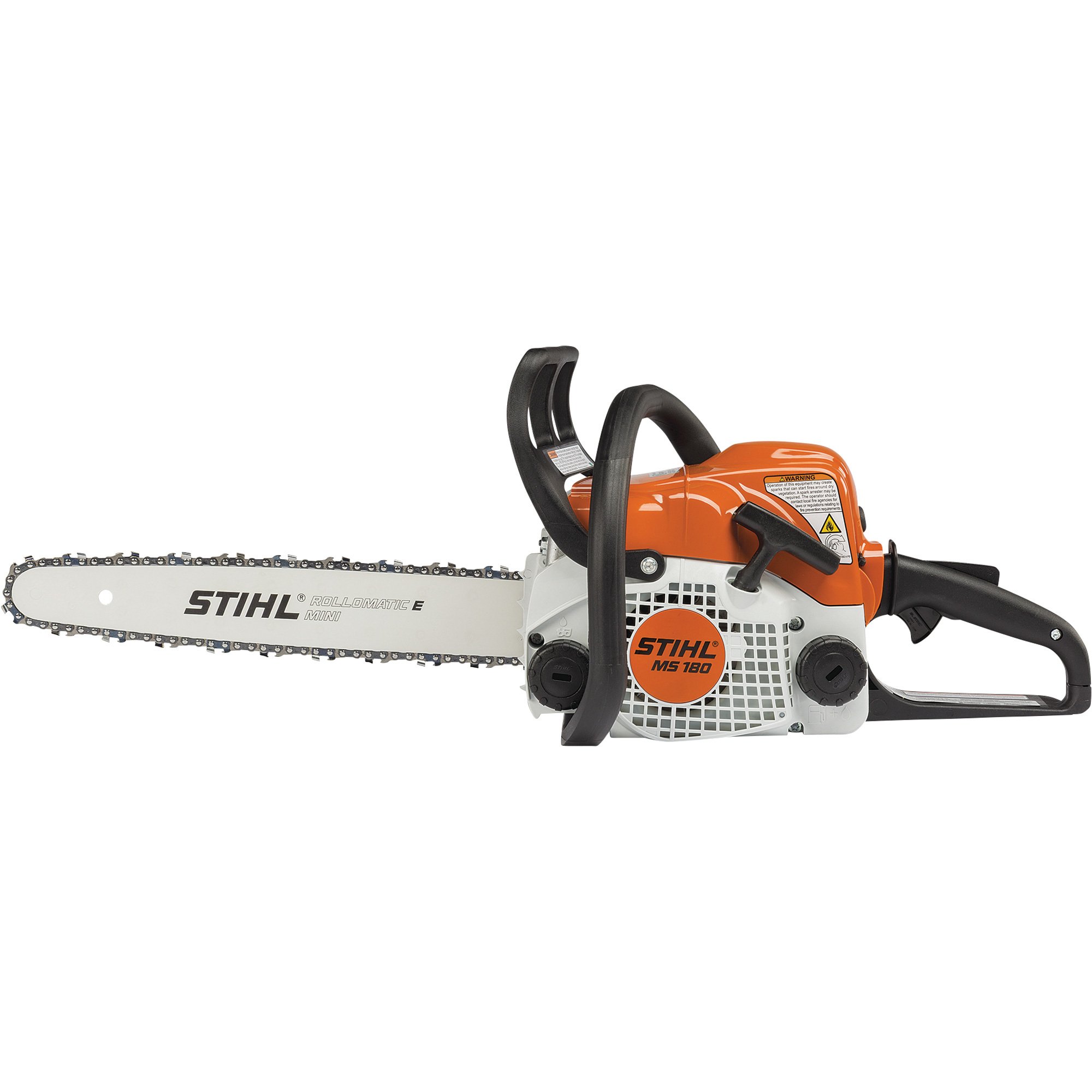 Stihl Gas-Powered Chainsaw, 16in. Bar, 31.9cc Engine, 3/8PM3 Chain Pitch,  Model# MS 180