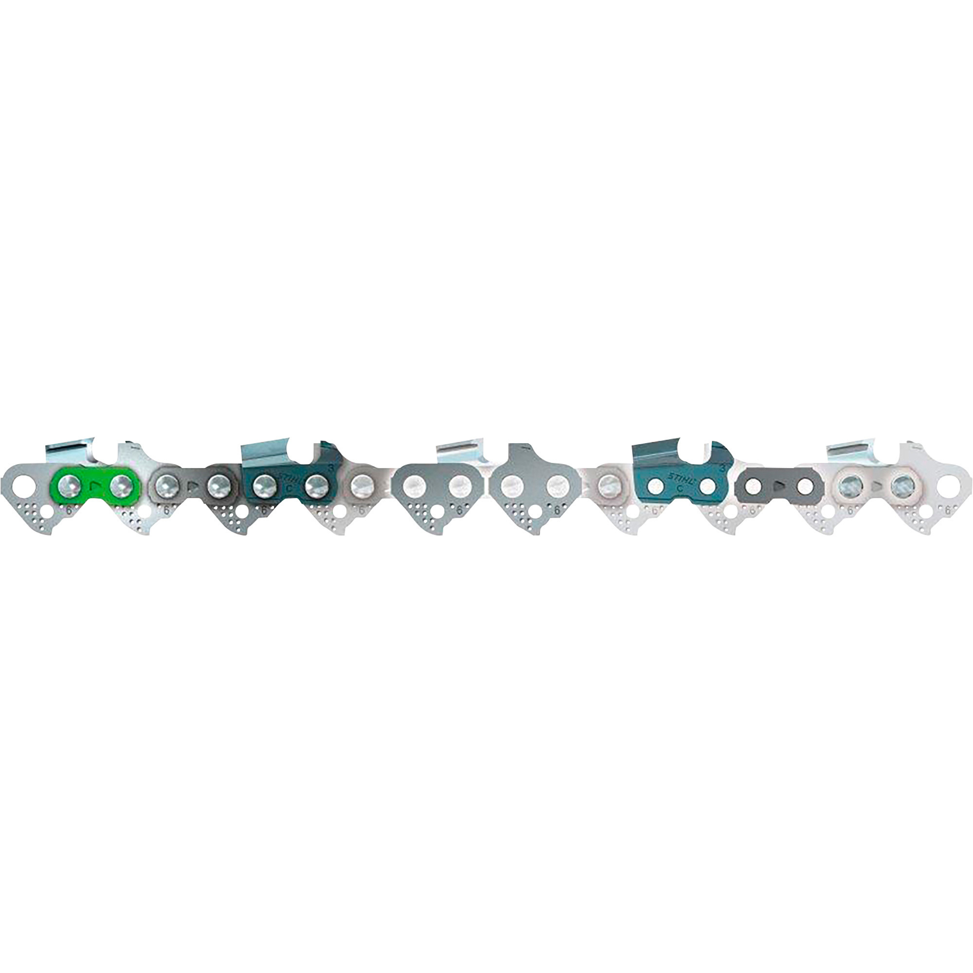 STIHL OILMATIC Micro 3 Low Kickback Narrow Kerf Chainsaw Chain, Fits 12in. Bar, Picco Chain Pitch, 0.043 Chain Gauge, 44 Drive Links, Model# 63PM3 44