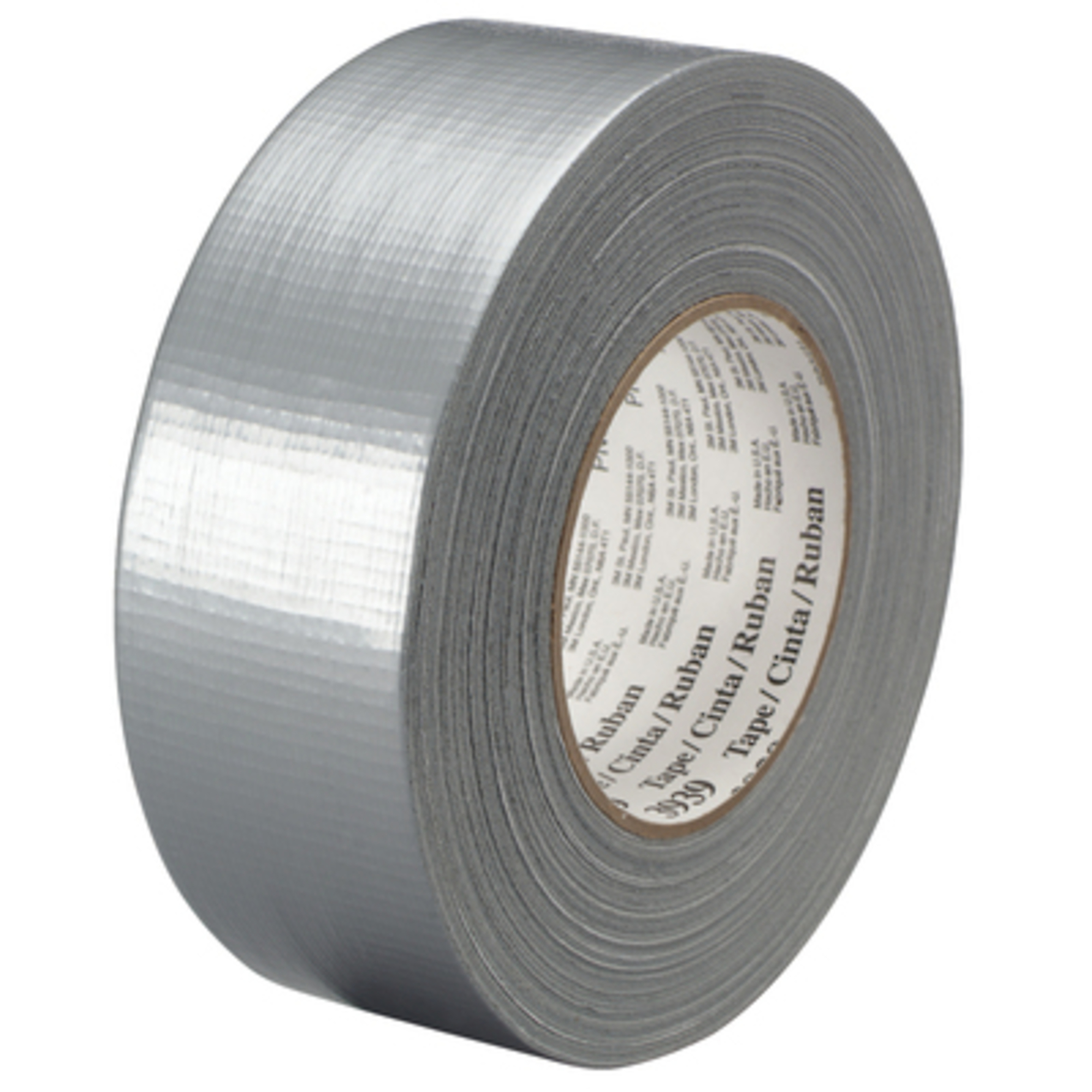 3M, 1in. x 60 yds. Silver 3M 3939 Duct Tape 36/CS, Model# T9863939