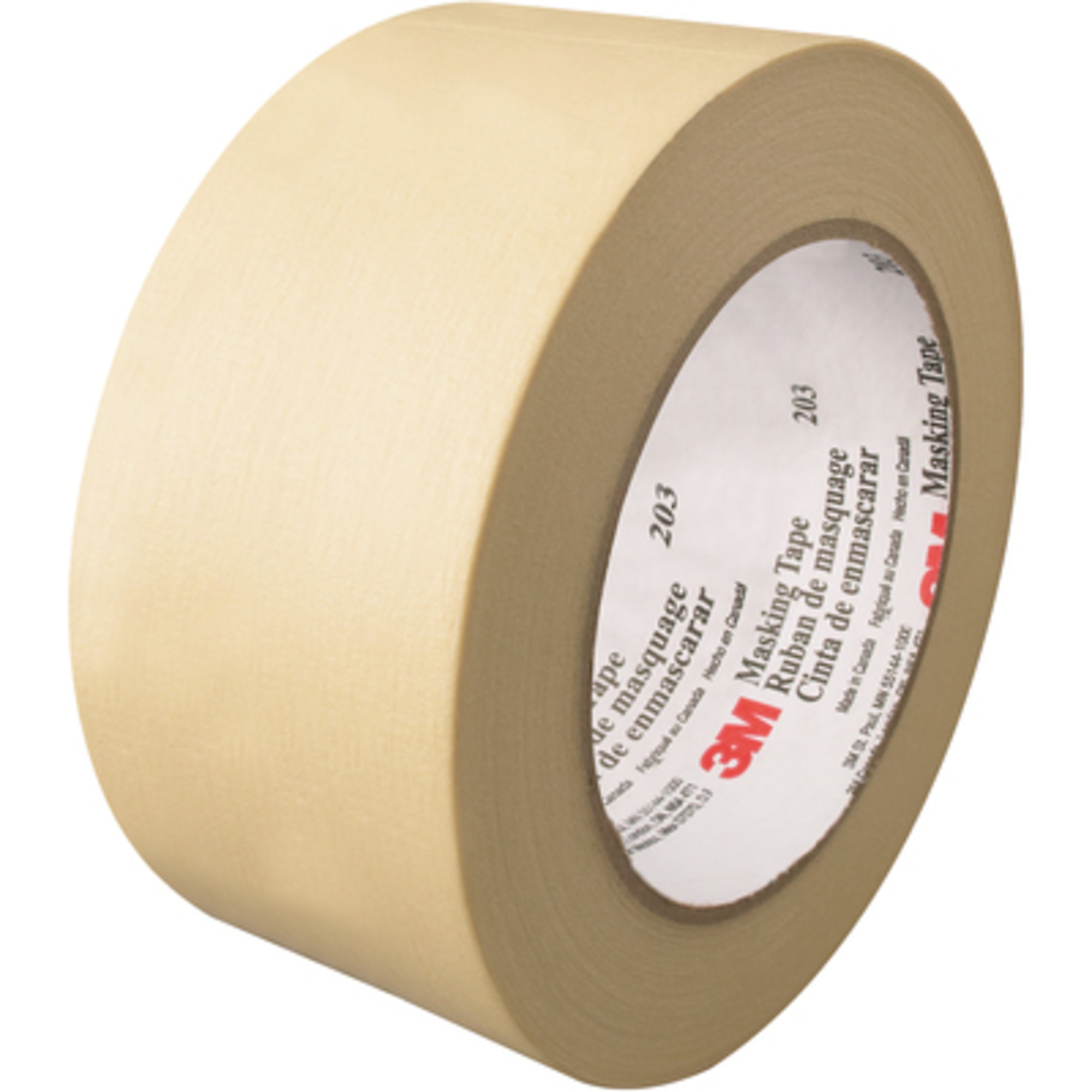 3M, 2in. x 60 yds. (12 Pack) 3M 203 Masking Tape 12/CS, Model# T93720312PK