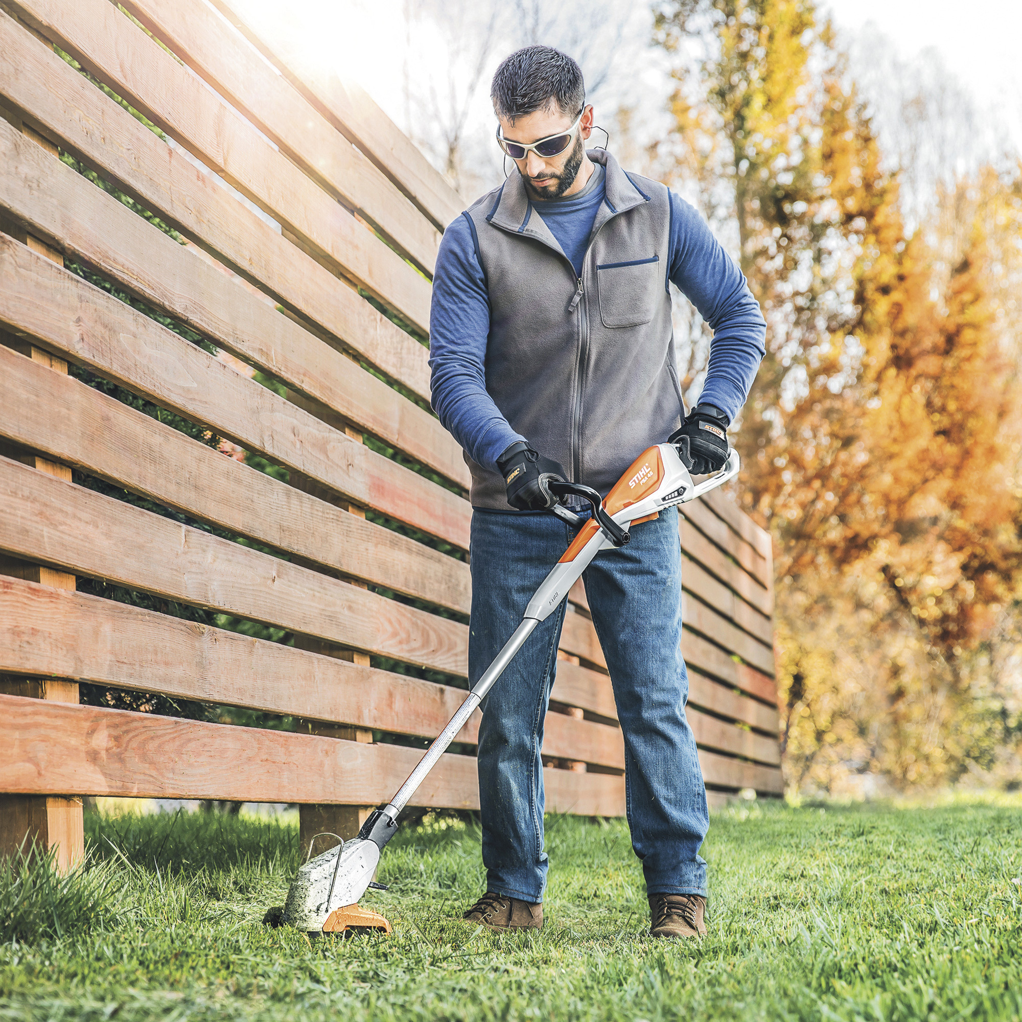 Stihl AI Series Li-Ion Cordless String Trimmer, 9in. Cutting Width
