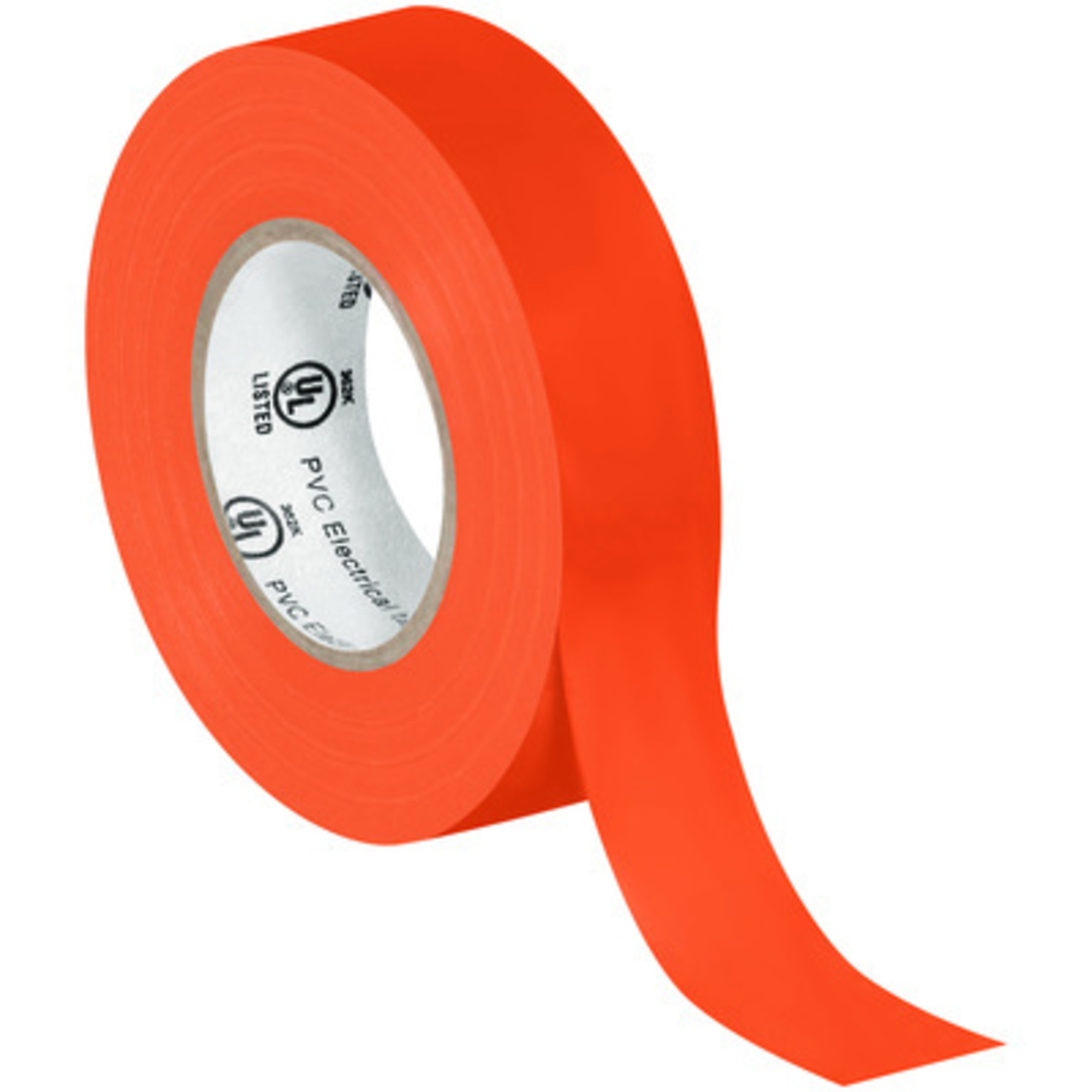 Stock Packaging Electrical Tape — 3/4in. x 20 Yds., Orange, 10 Pcs, Model# T96461810PKA