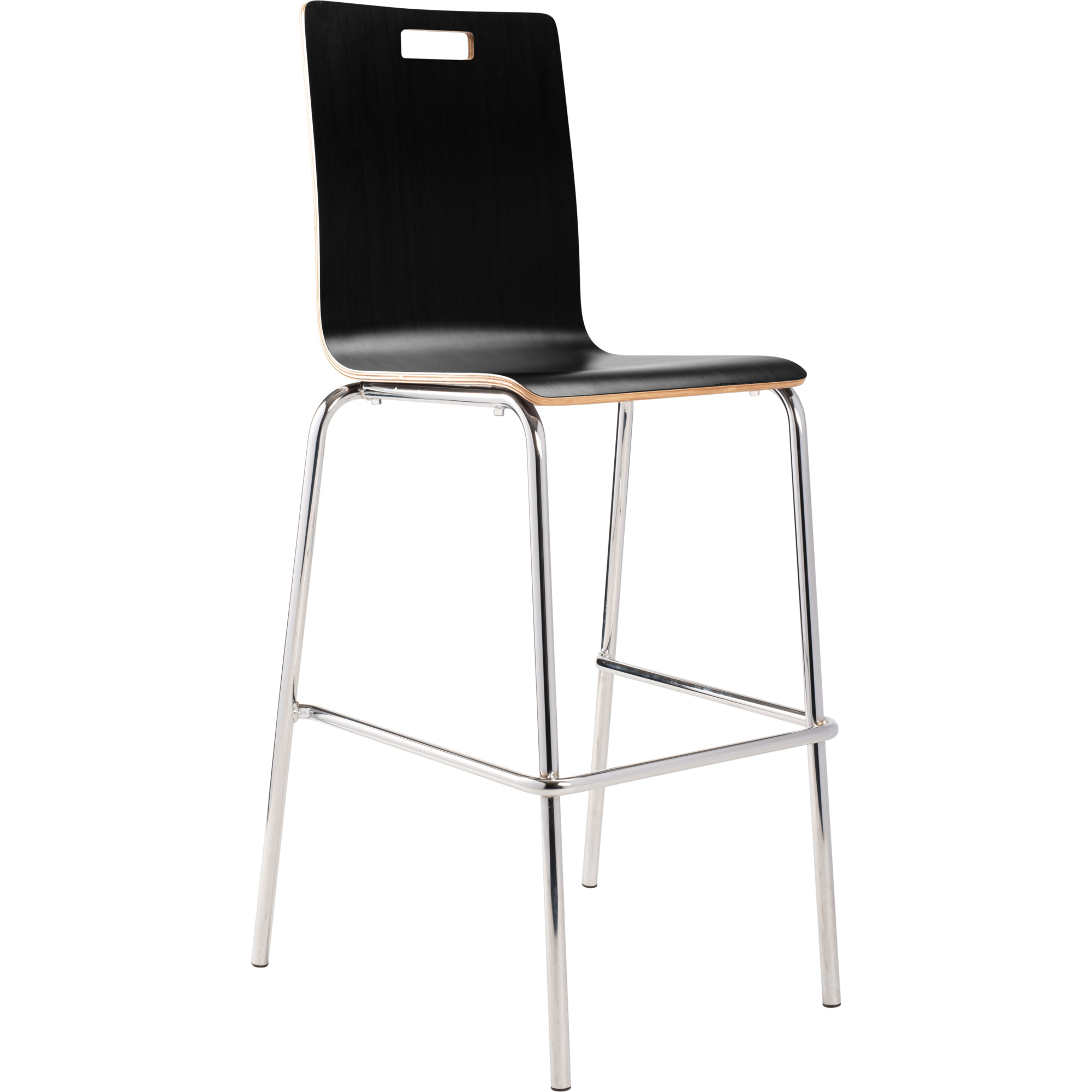 National Public Seating, Bushwick Bentwood Bar Stool, Black, Included (qty.) 1 Model# BCS23