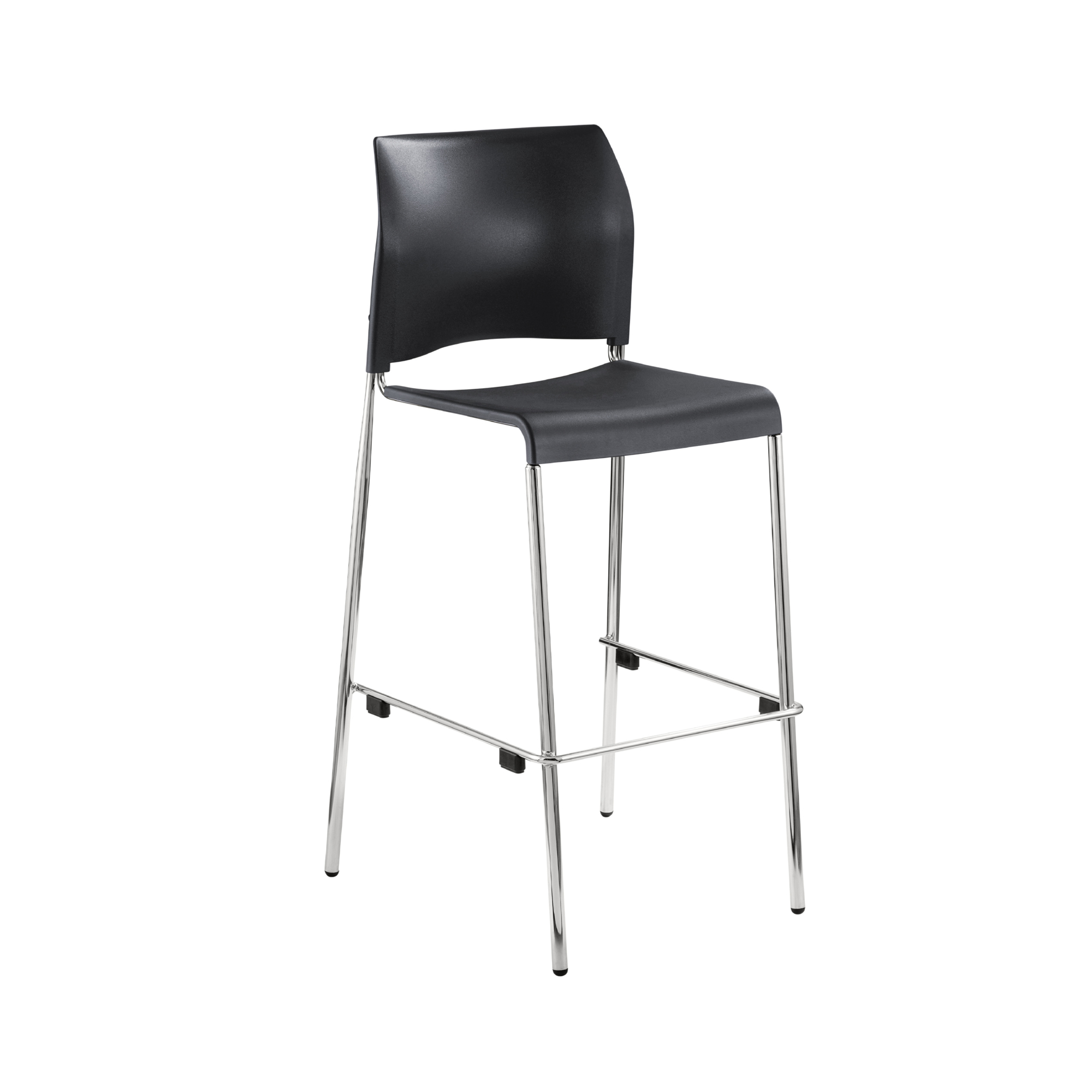 National Public Seating, Cafetorium Bar Stool, Plastic Seat, Charcoal, Included (qty.) 1 Model# 8820B-11-20