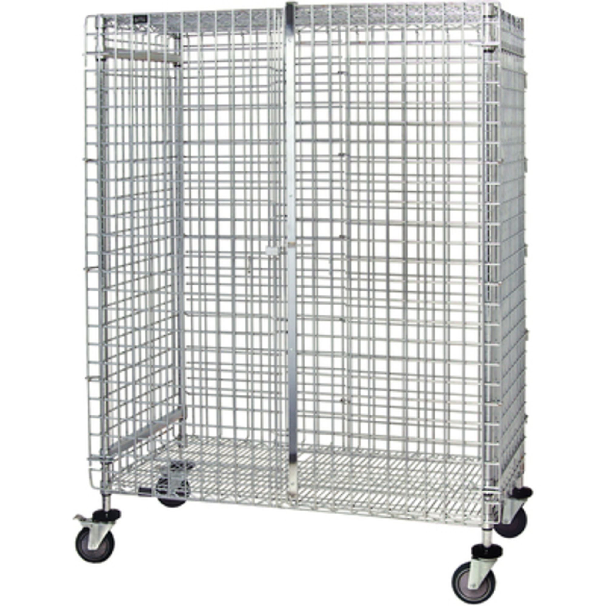 60 x 24 x 69in. Secur. Cart 1/CS, Total Capacity 1 lb, Model# WSS602469