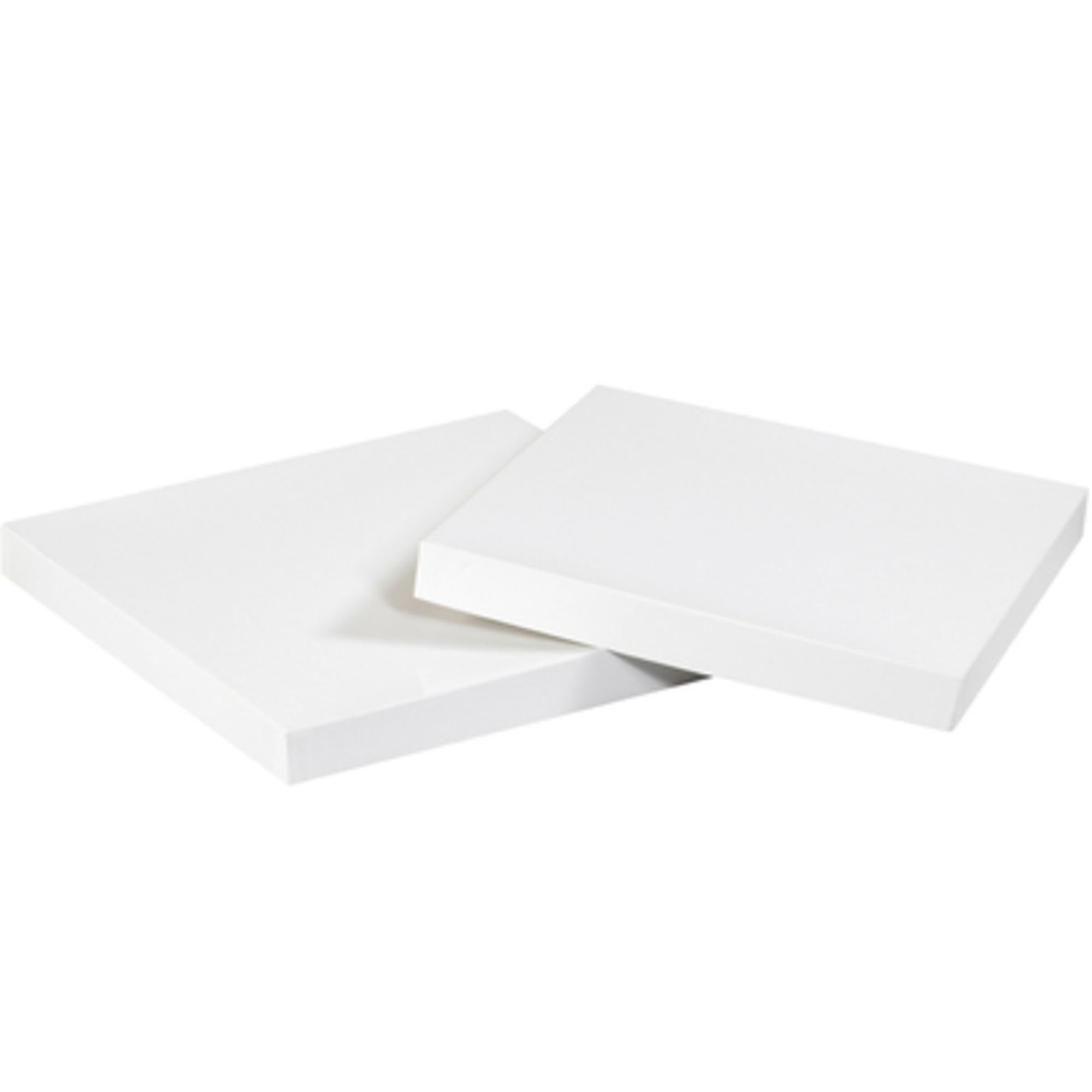 Stock Packaging Deluxe Gift Box Lids — 10in. x 10in., White, 50 Pcs, Model# DGBL1010W