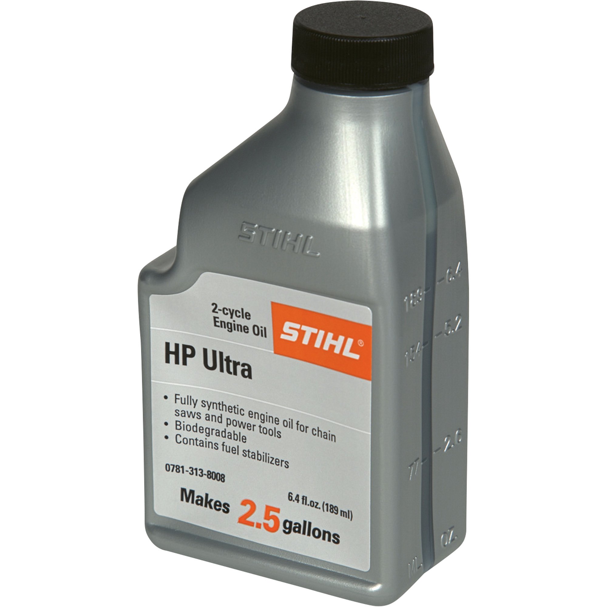 STIHL HP Ultra 2-Cycle Engine Oil — Fully Synthetic, 6.4oz. Btl .
