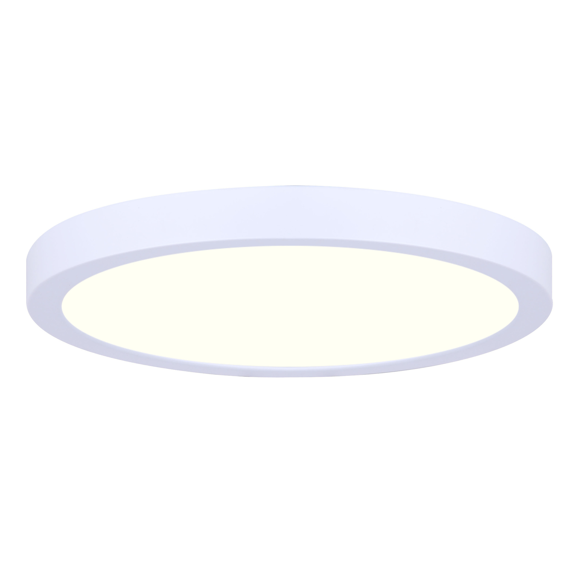 Canarm, LED Disk, 11in. White, Dimmable, Power Source Hardwired, Number of Lights 1 Primary Color White, Model# DL-11C-22FC-WH-C