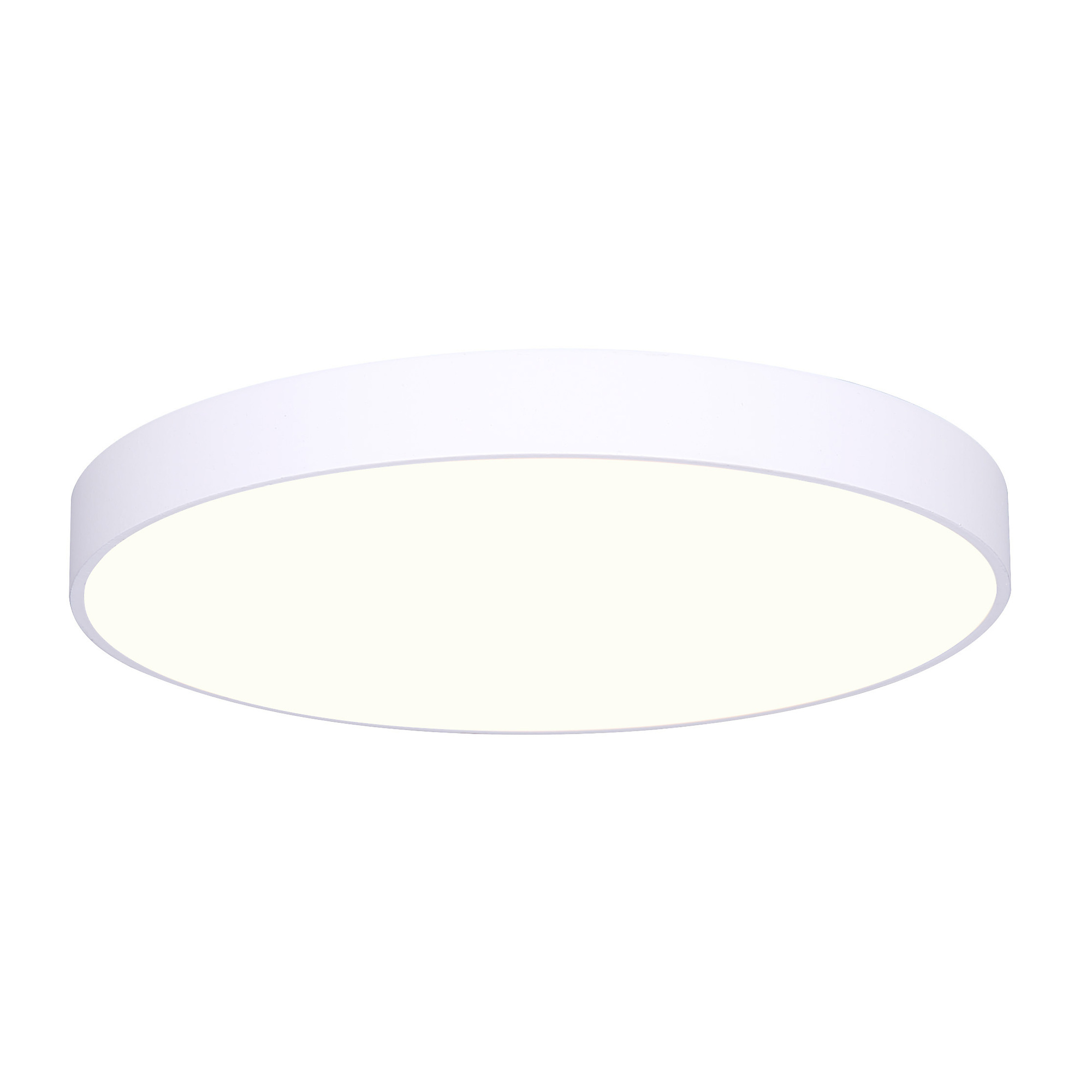 Canarm, LED Edgeless Flush Mount,10.1in. White Dimmable, Power Source Hardwired, Number of Lights 1 Primary Color White, Model# DL-10F-20WS-WH-C