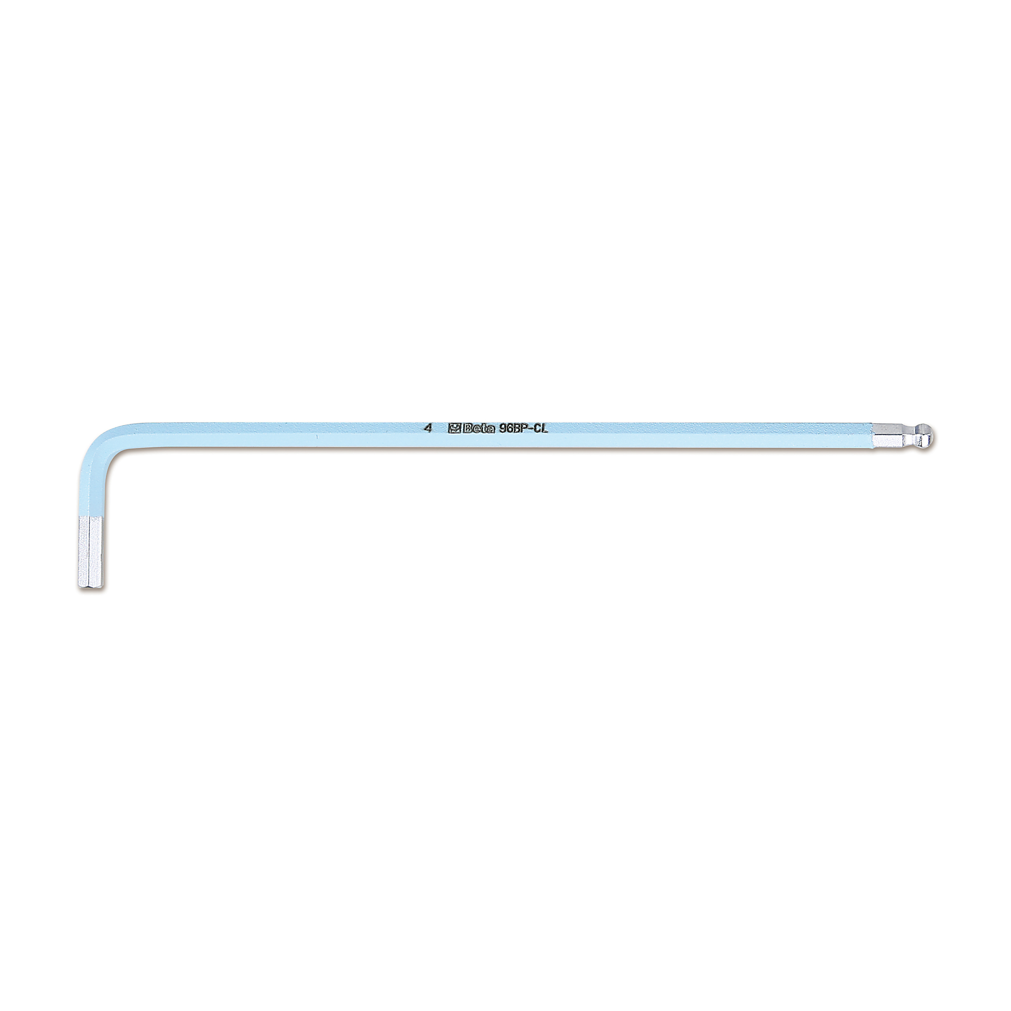 Beta, Color Coded, Ball End Hex Key, Light Blue 4mm, Pieces (qty.) 1 ...