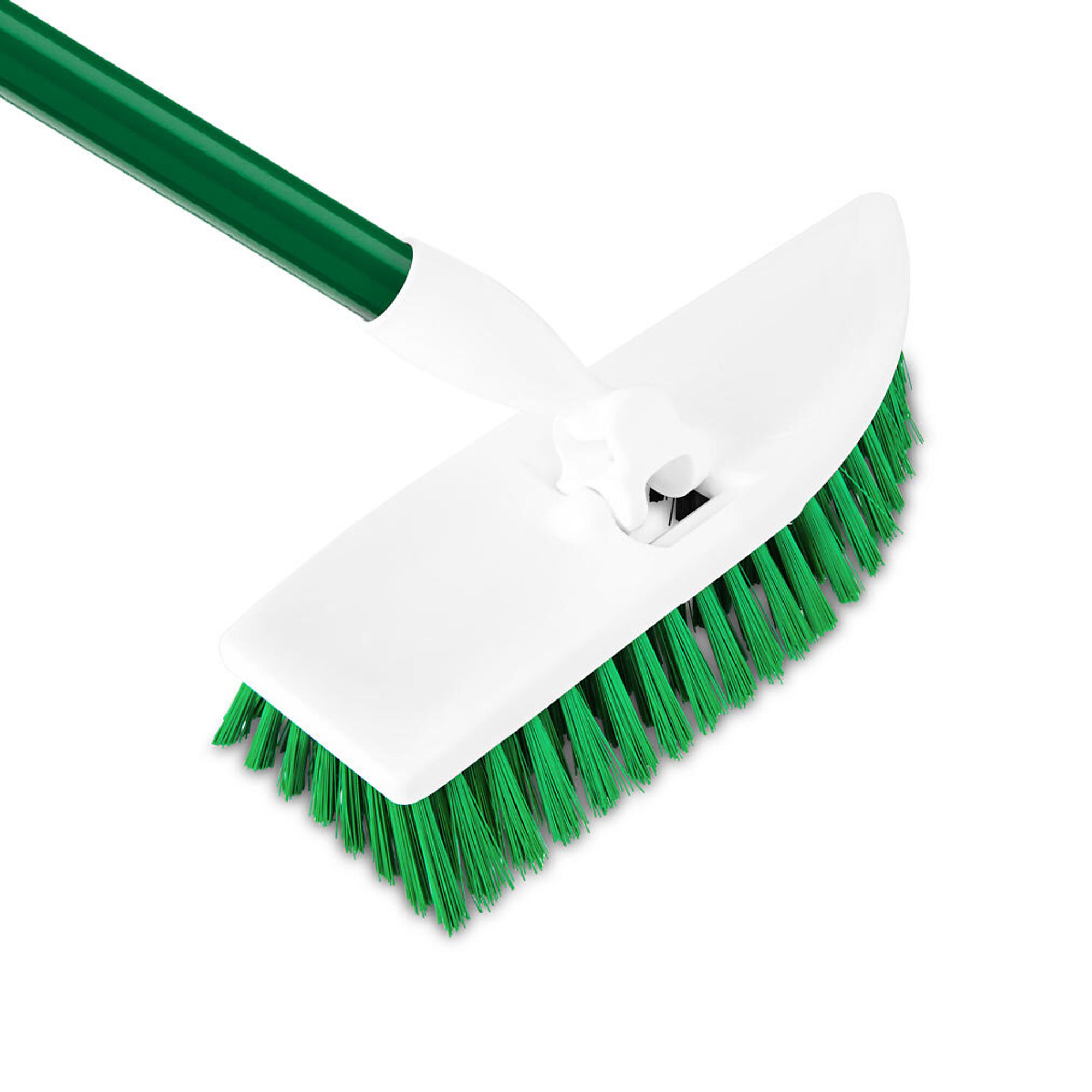 No Knees Floor Scrub Brush with Handle - Thumbnail 2