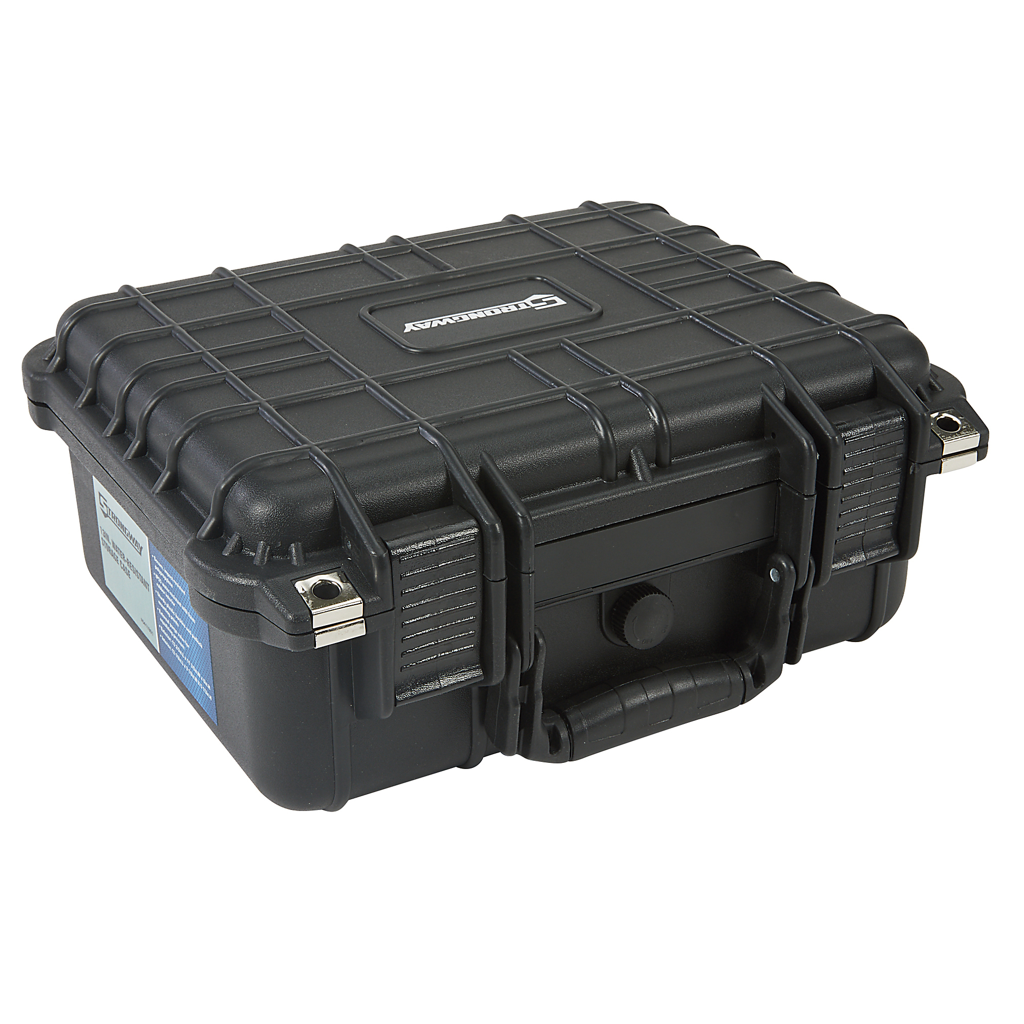 Strongway 13in. Protective Storage Case, IP65 Water Resistant, Black