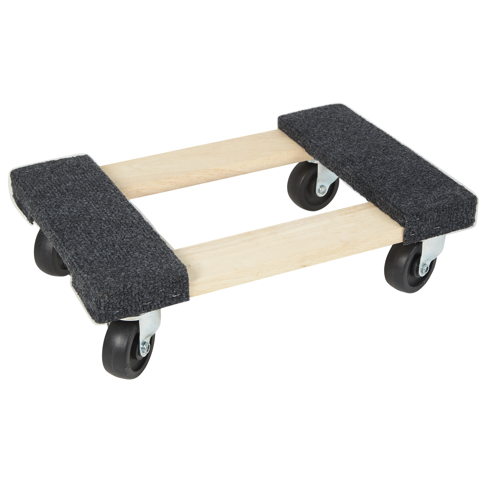 Ironton Carpeted Hardwood Mover's Dolly, 18in.L x 12in.W, 1000-Lb. Capacity
