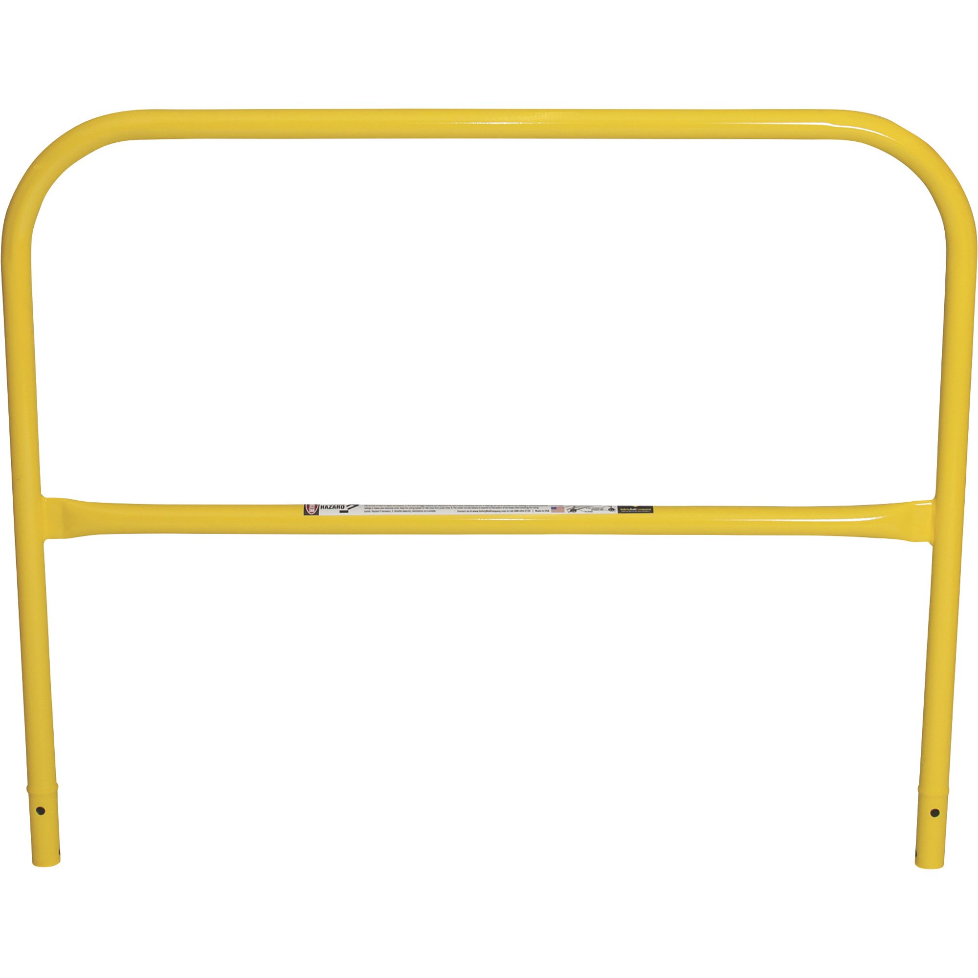 Safety Rail Company Mobile Safety Rail— Yellow, 5ft.L, Model# 400003 ...
