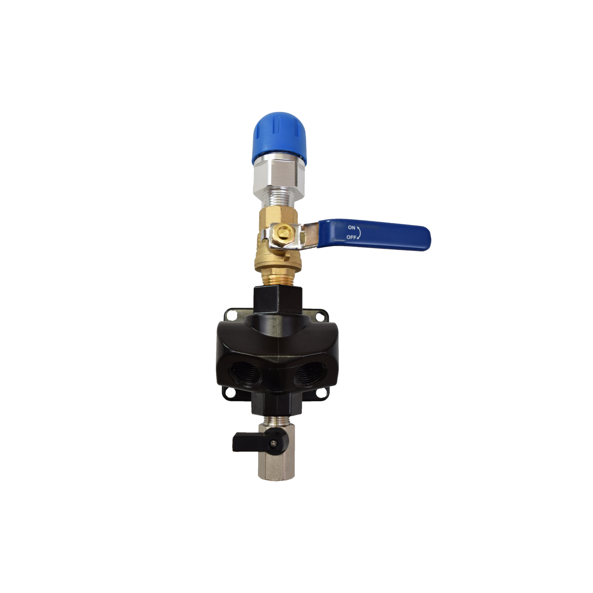 Fastpipe, 3/4in. Dual Port outlet, 4 x 1/2in. FNPT ports, Max. PSI 190 Model# F1024V