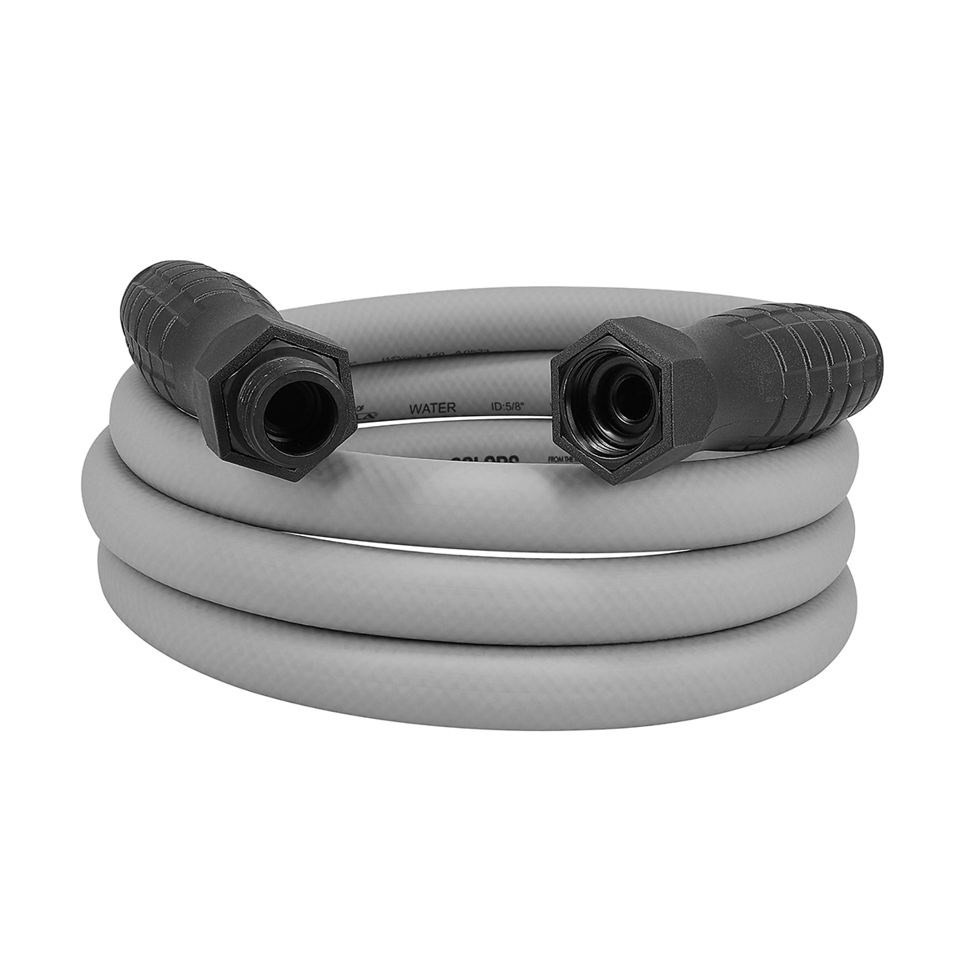 Legacy Flexzilla Colors Garden Hose, 5/8in. x 10ft., 150 PSI Max, SwivelGrip, Slate Grey, Model# HFZC510GYS-E